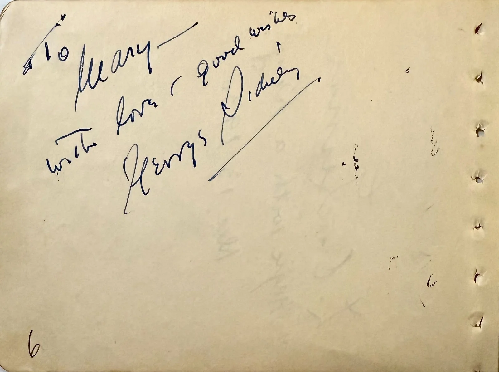 George Sidney — GEORGE SIDNEY Signed Autographed 4x5 ALBUM PAGE 1930s The Three Musketeers PEPE, изображение 3