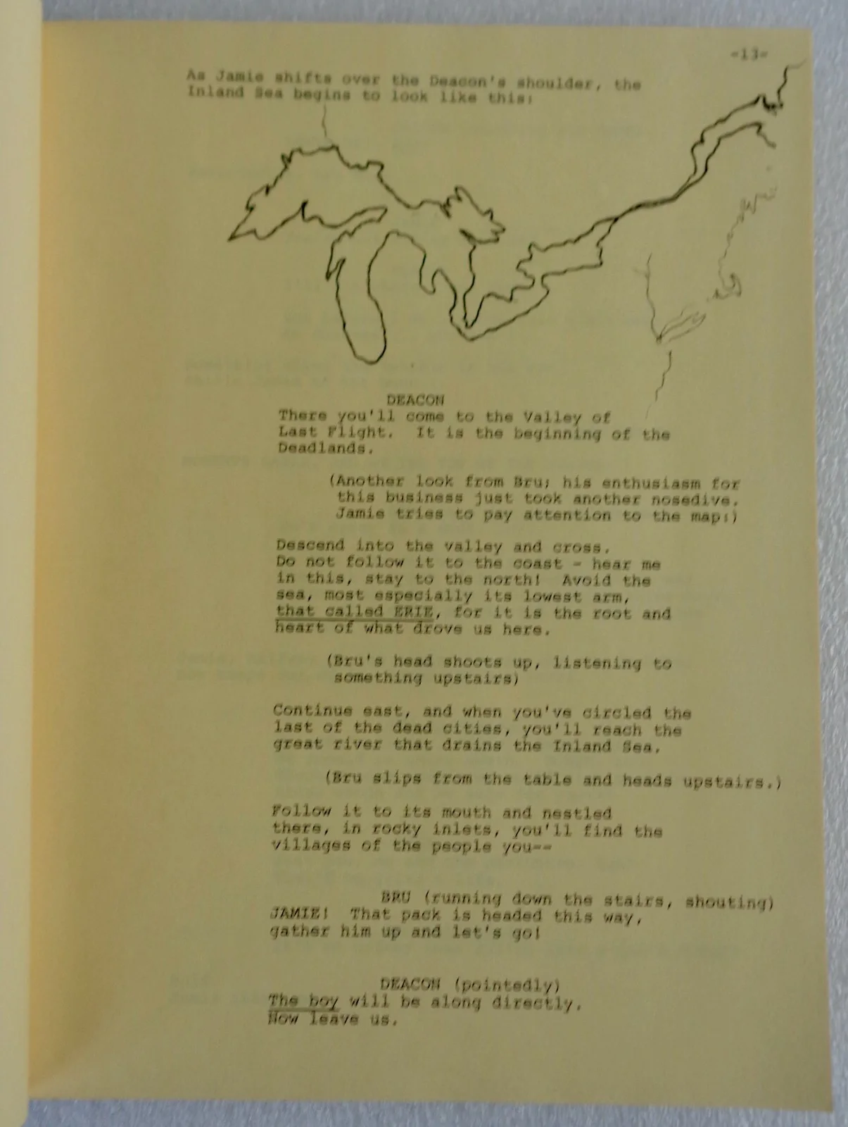 1981 MOVIE SCRIPT - The Quest of St.James Elk - Unmade Fantasy By John McTiernan, изображение 5