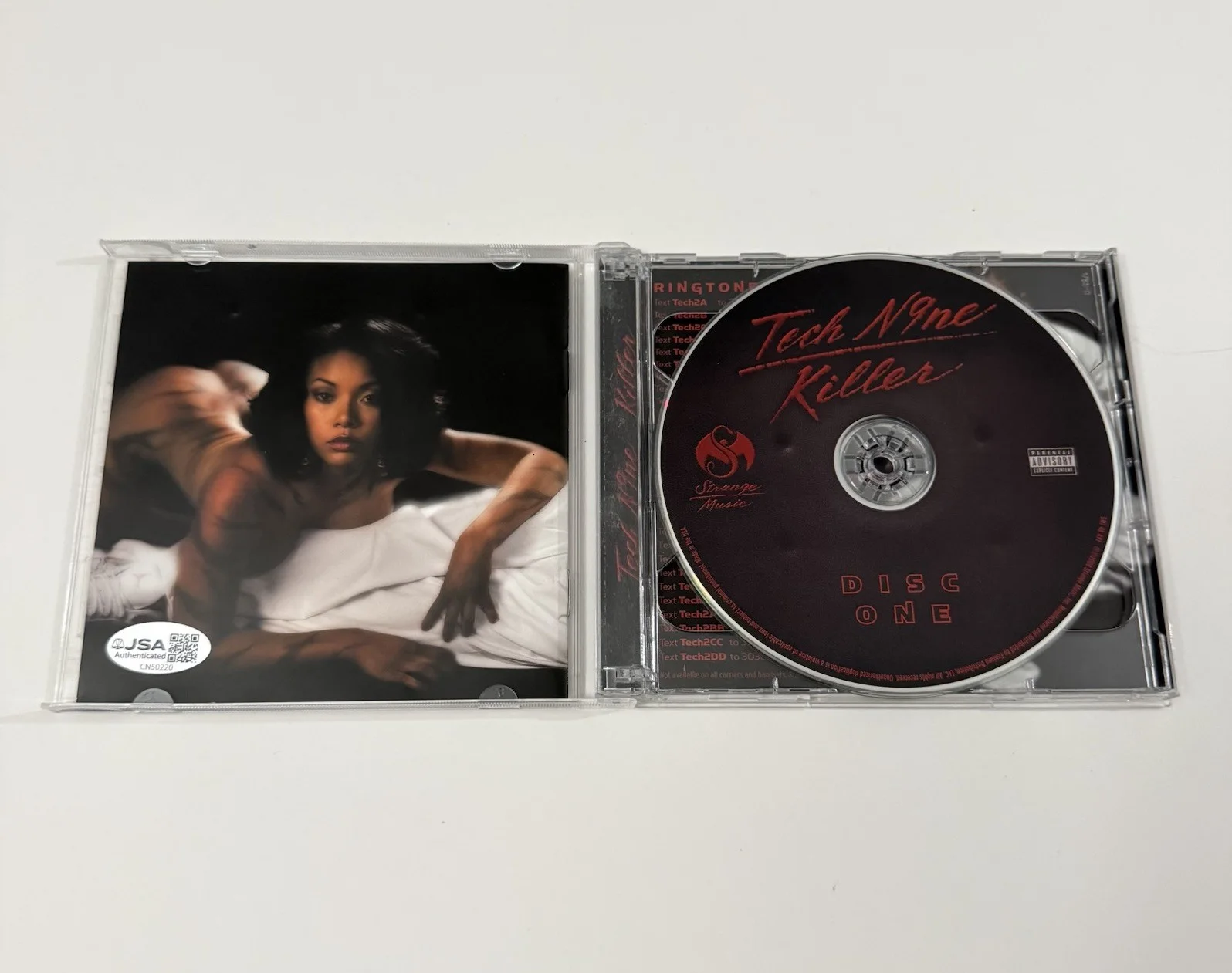 TECH N9NE SIGNED KILLER CD STRANGE MUSIC JSA COA, image 2