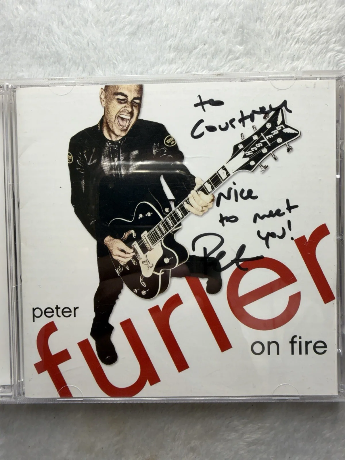 Christian rock. Newsboys & Peter Furler On Fire Signed. Signature. Autograph., изображение 2