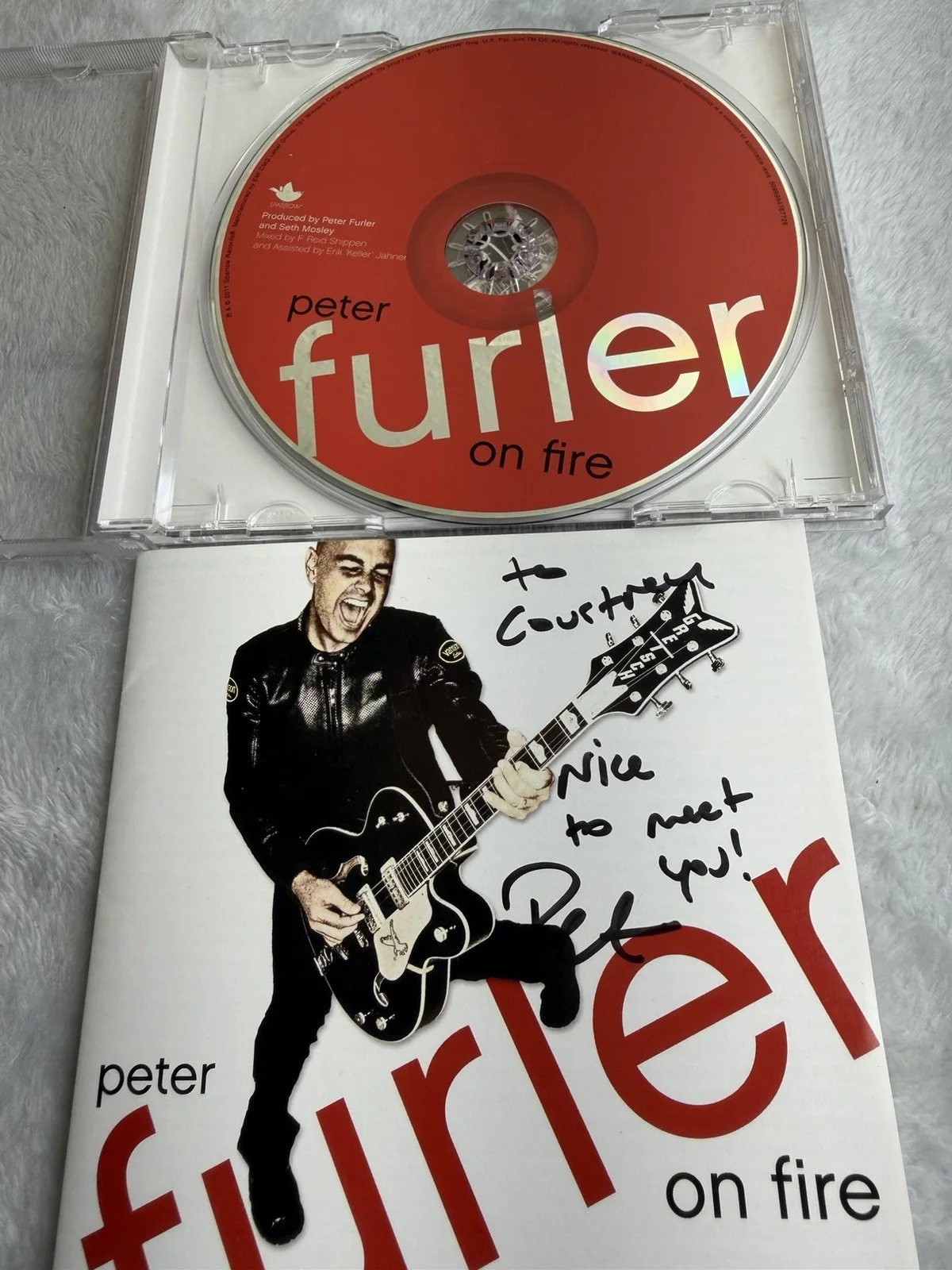 Christian rock. Newsboys & Peter Furler On Fire Signed. Signature. Autograph., изображение 5