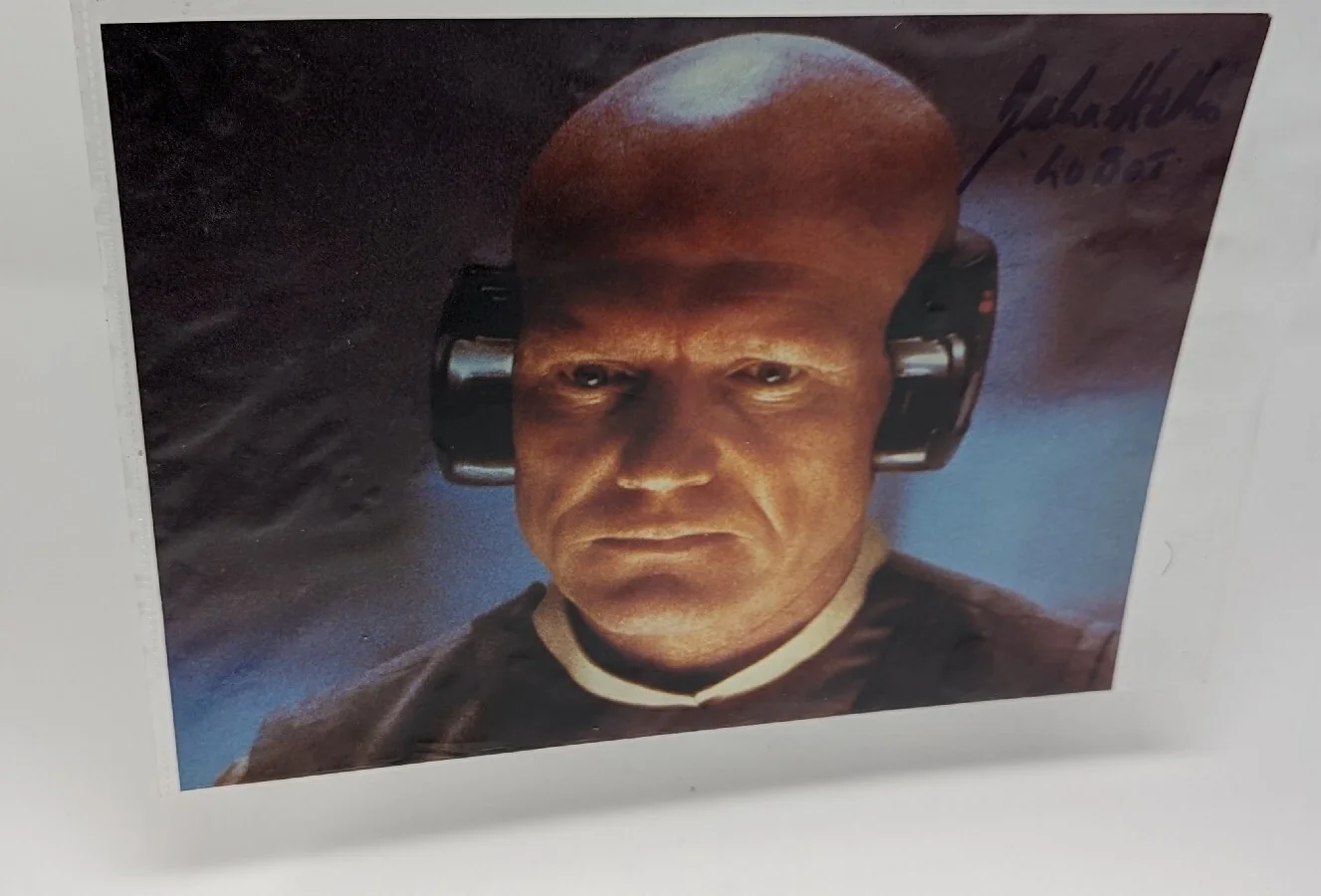 John Hollis — Star Wars V: Empire Strikes Back John Hollis as Lobot Signed 8x10 Photograph