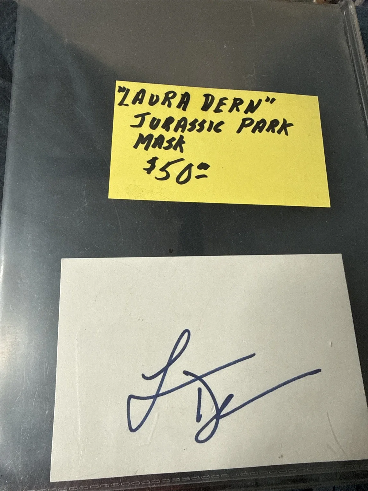 Laura Dern — Laura Dern Signed 8x10 Photo Jurassic Park Just An Auto, image 2