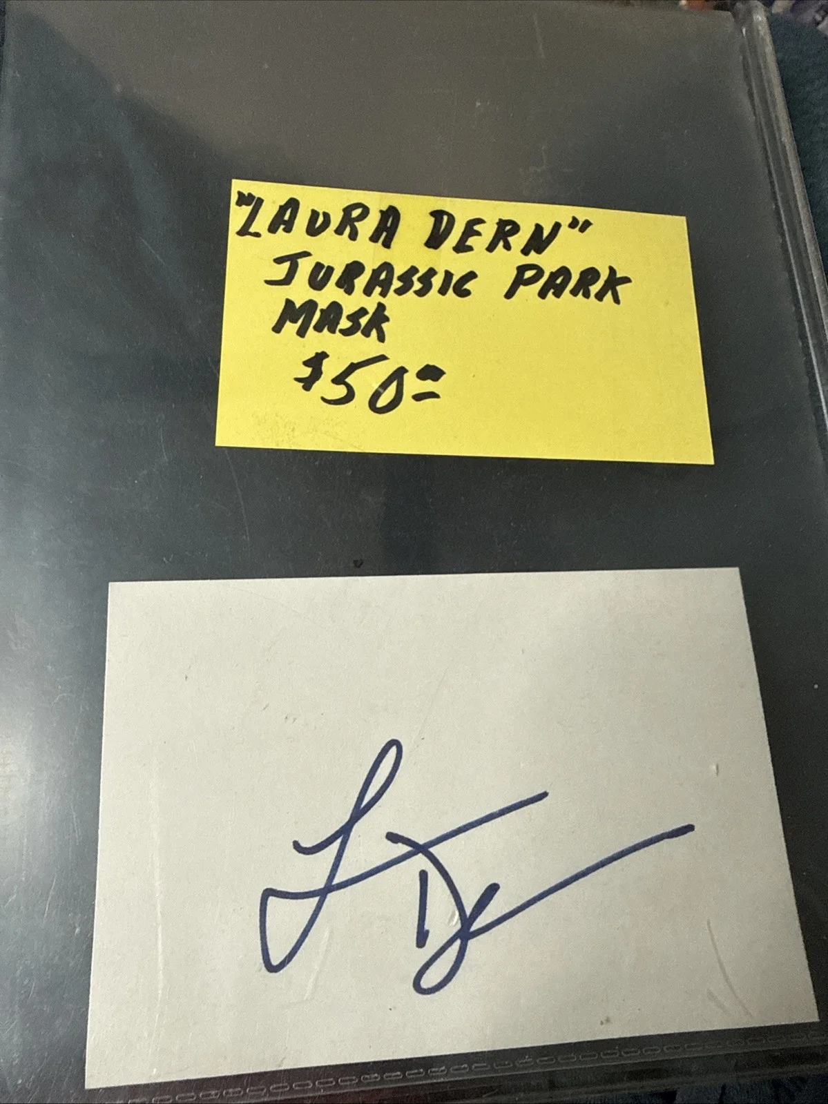 Laura Dern — Laura Dern Signed 8x10 Photo Jurassic Park Just An Auto, image 3