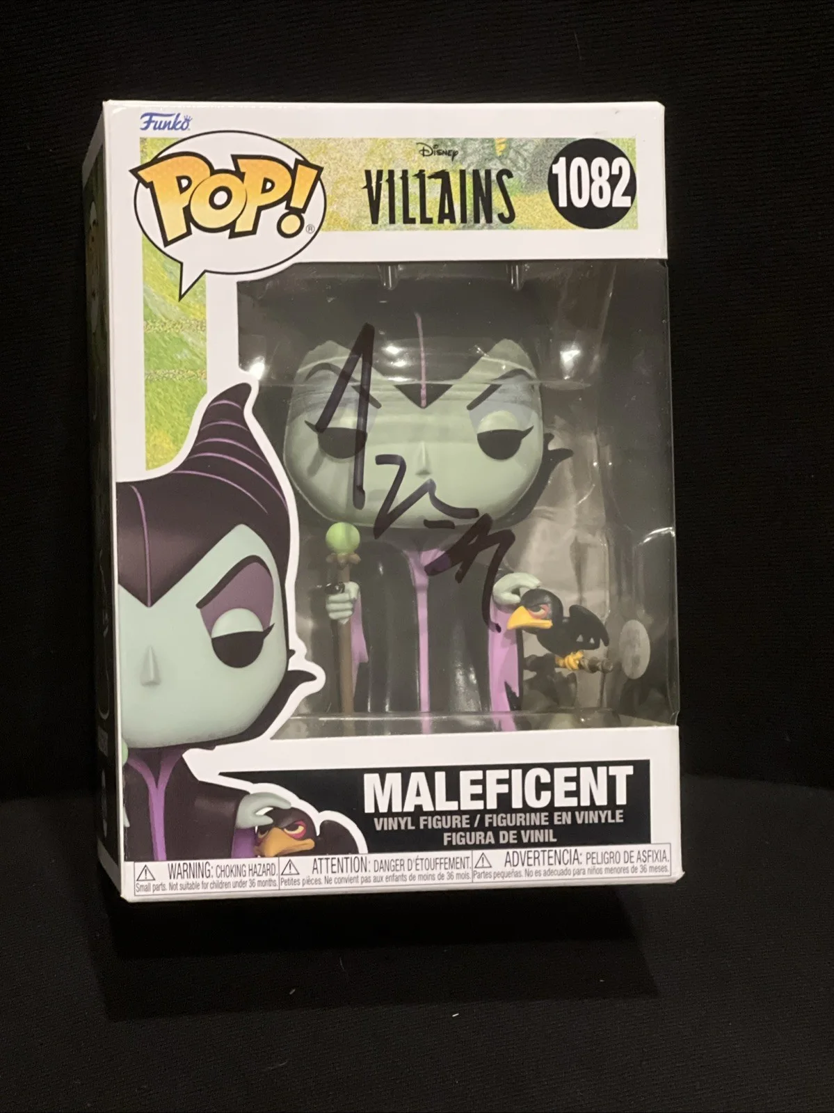 Angelina Jolie — Angelina Jolie Signed Autograph Maleficent Funko Pop PSA/DNA Authentic