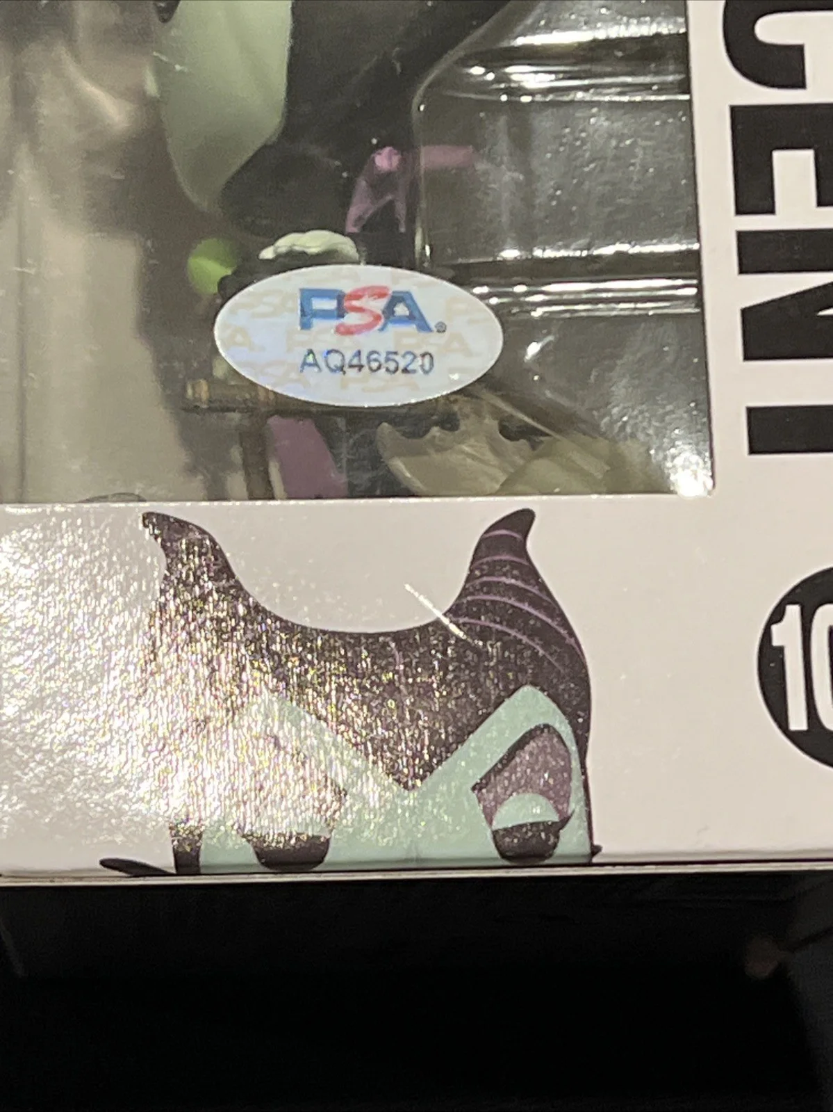 Angelina Jolie — Angelina Jolie Signed Autograph Maleficent Funko Pop PSA/DNA Authentic, изображение 3