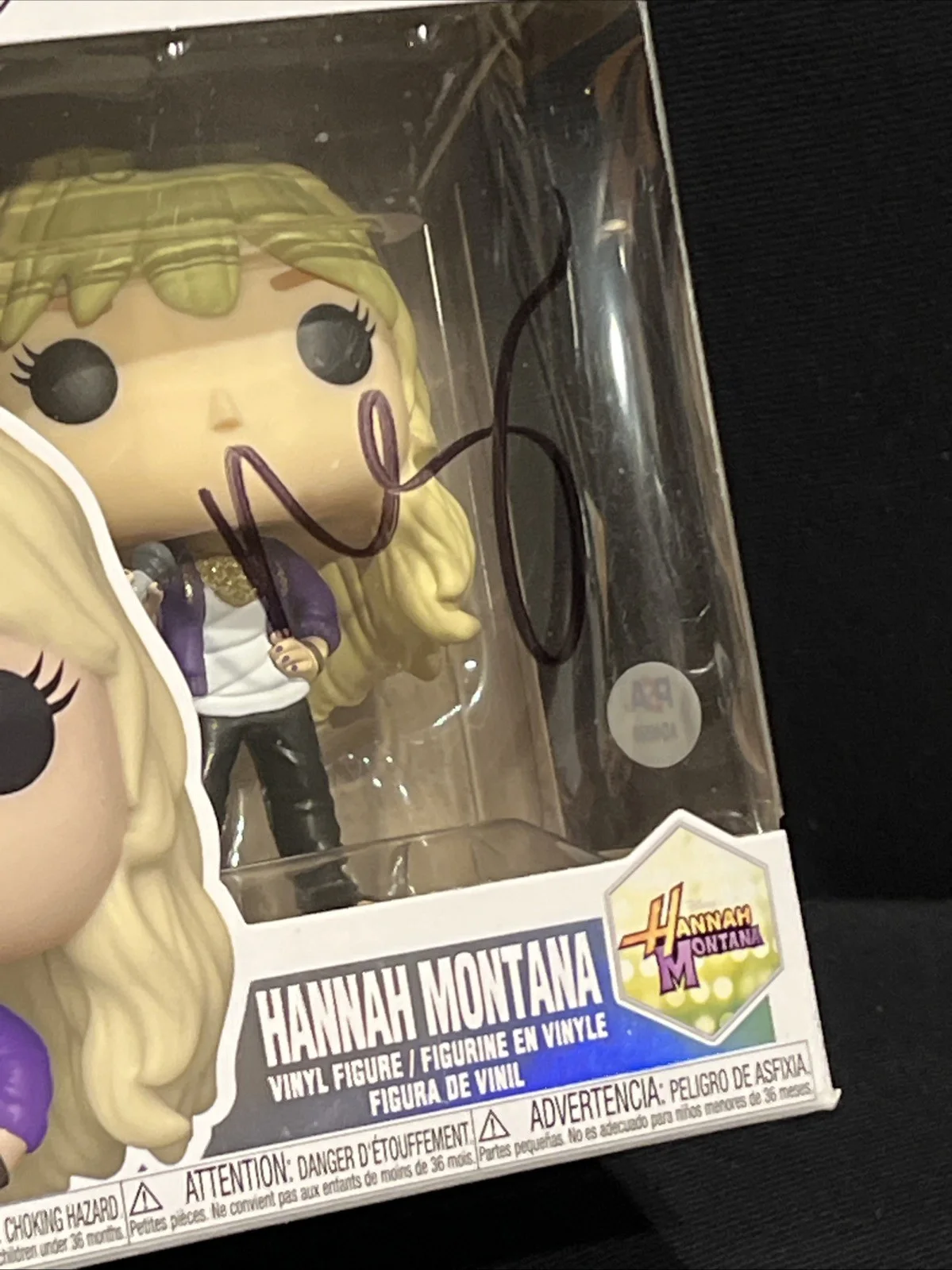 Miley Cyrus — Miley Cyrus "Hannah Montana” Signed Autograph Funko 100th Disney PSA/DNA, изображение 2