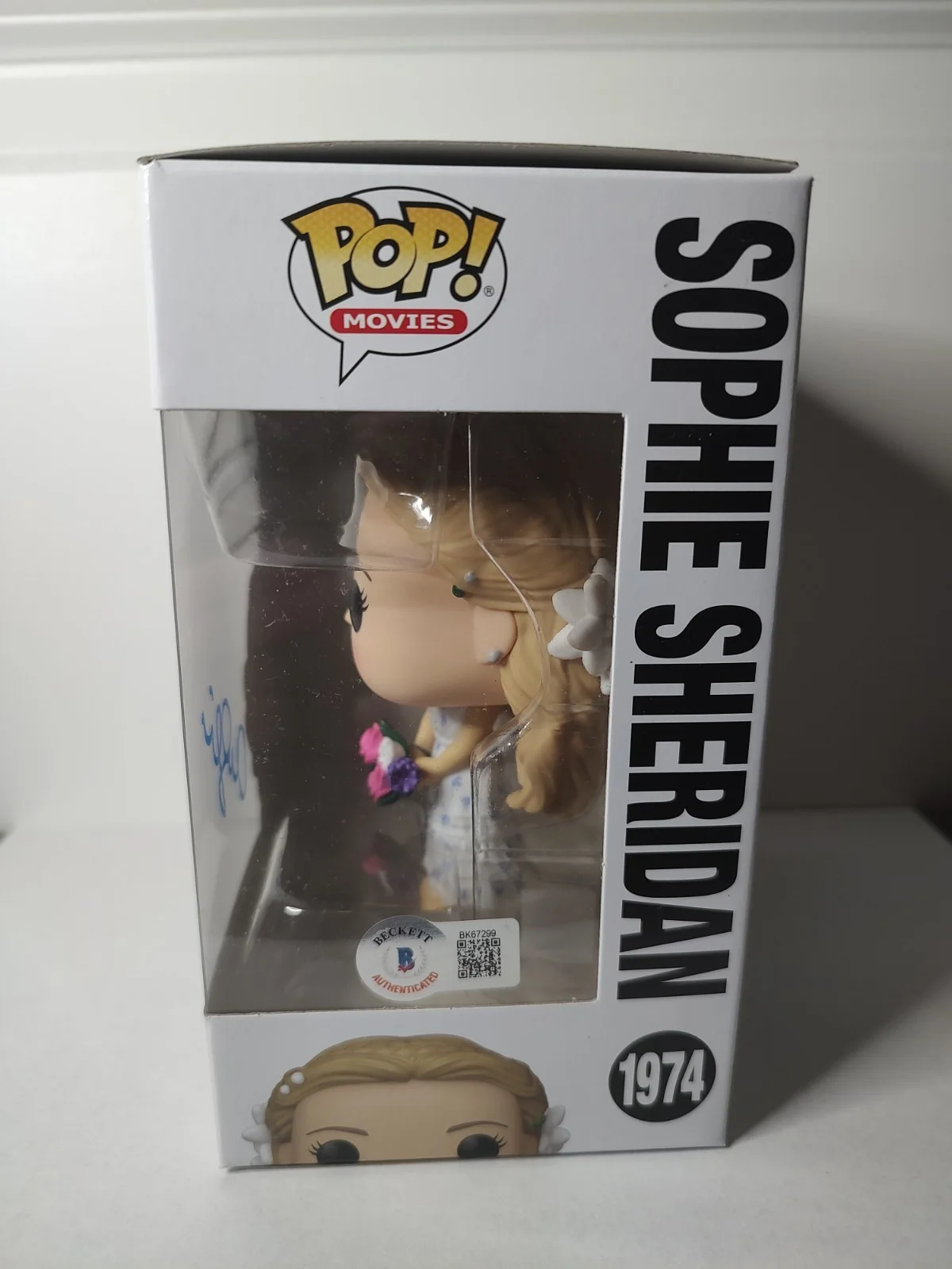 Amanda Seyfried Signed Mamma Mia! Funko Pop 1974 Beckett, изображение 4