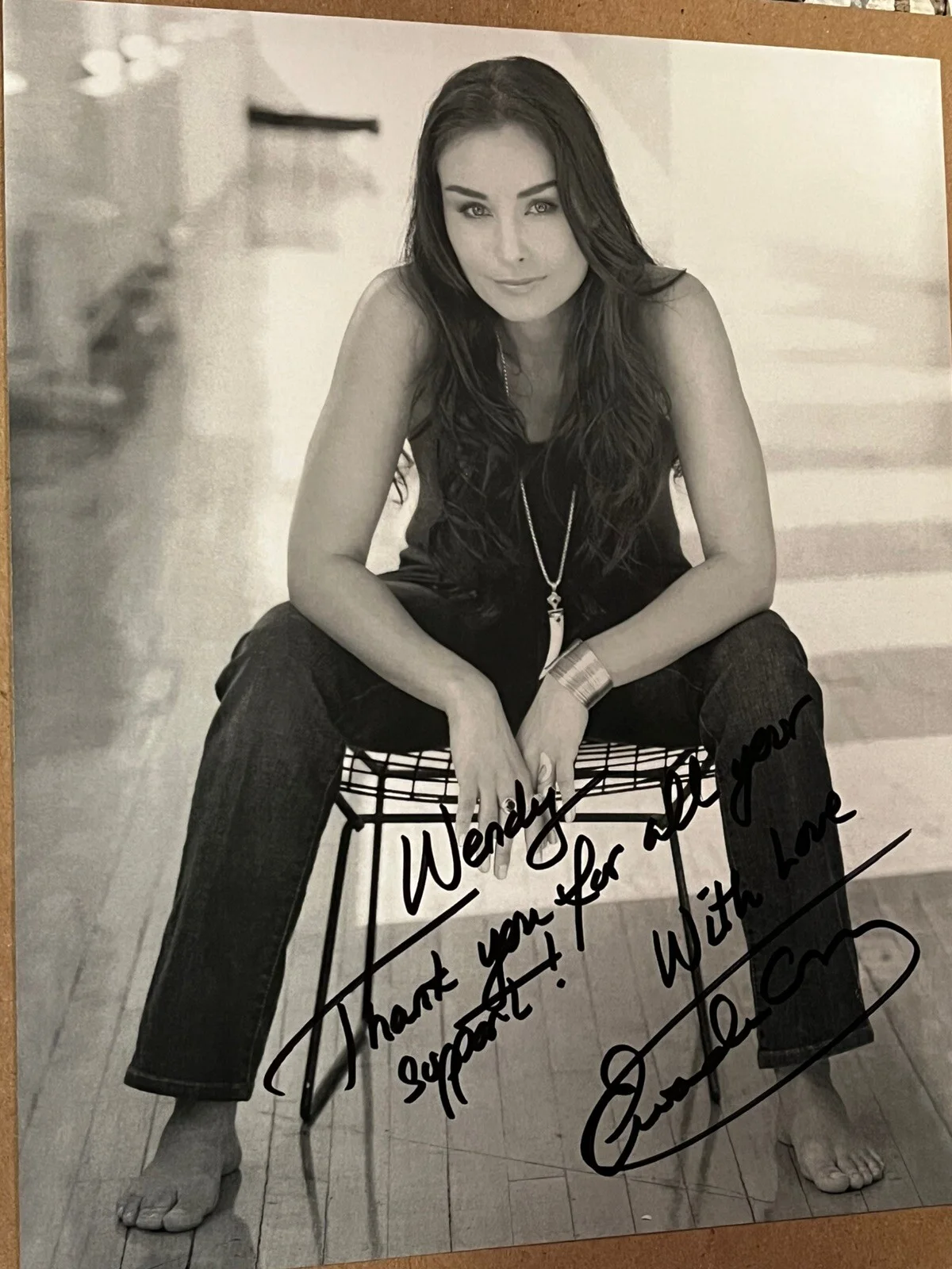 Noelle Beck — Ewa Da Cruz Signed 8x10 Photo Actress / Soap Opera / As The World Turns, image 2