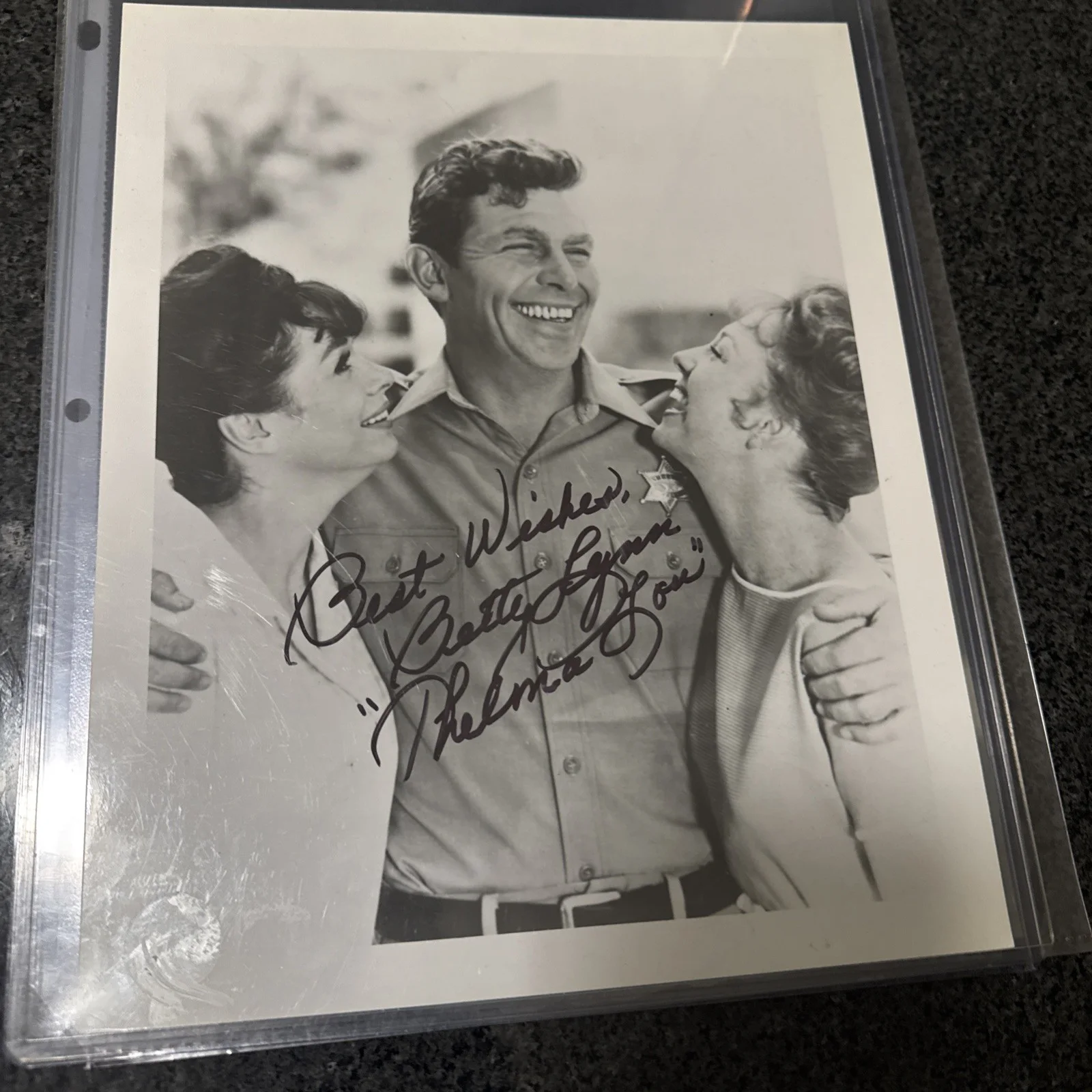 Betty Lynn — BETTY LYNN - Thelma Lou AUTOGRAPHED PHOTOGRAPH Rare, изображение 2