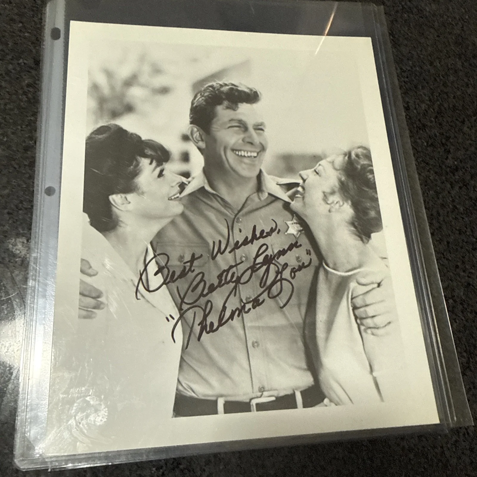 Betty Lynn — BETTY LYNN - Thelma Lou AUTOGRAPHED PHOTOGRAPH Rare, изображение 5