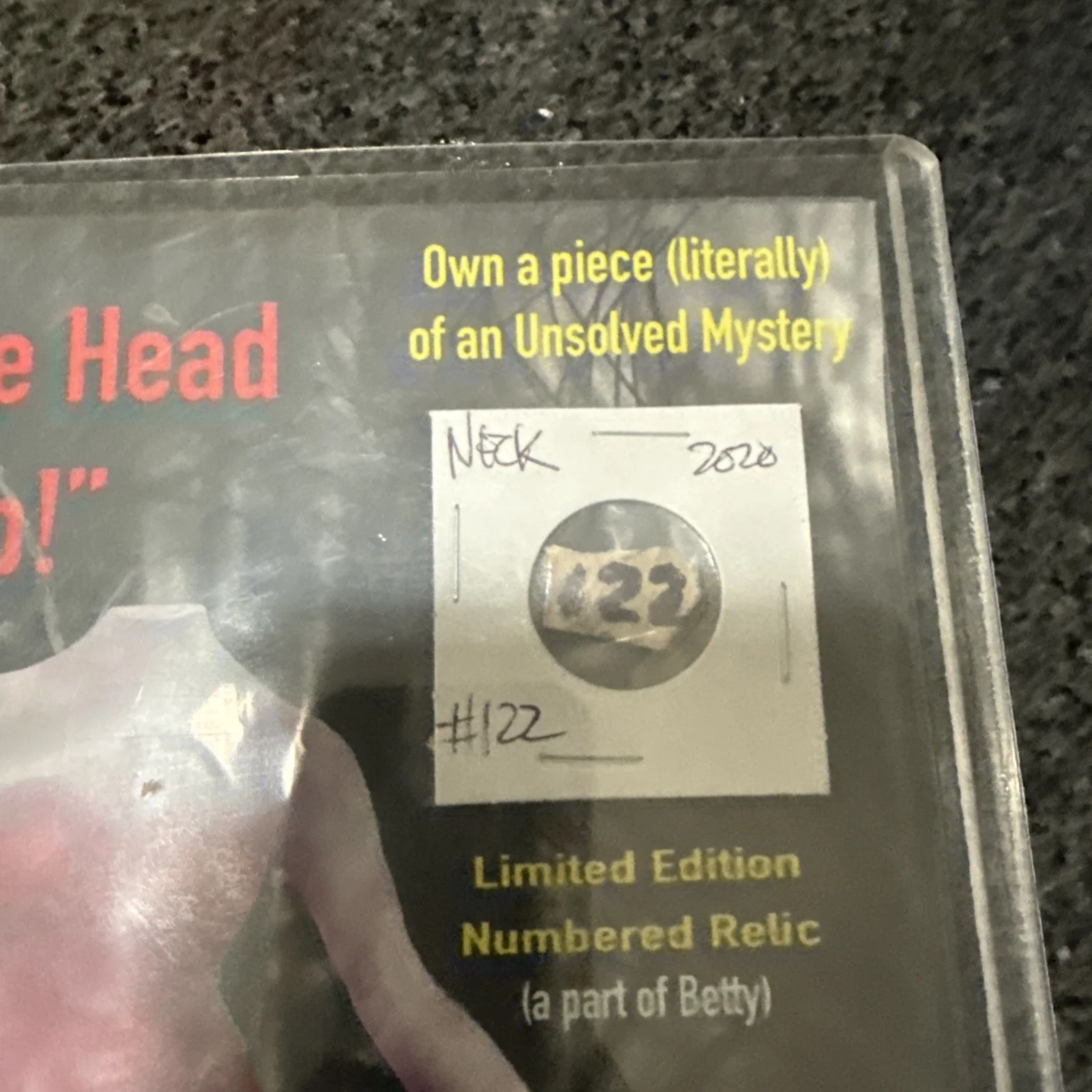 Bring Me The Head Of Betty Boop Mark Fleischer Signed Auto #122 Neck 2020, изображение 3