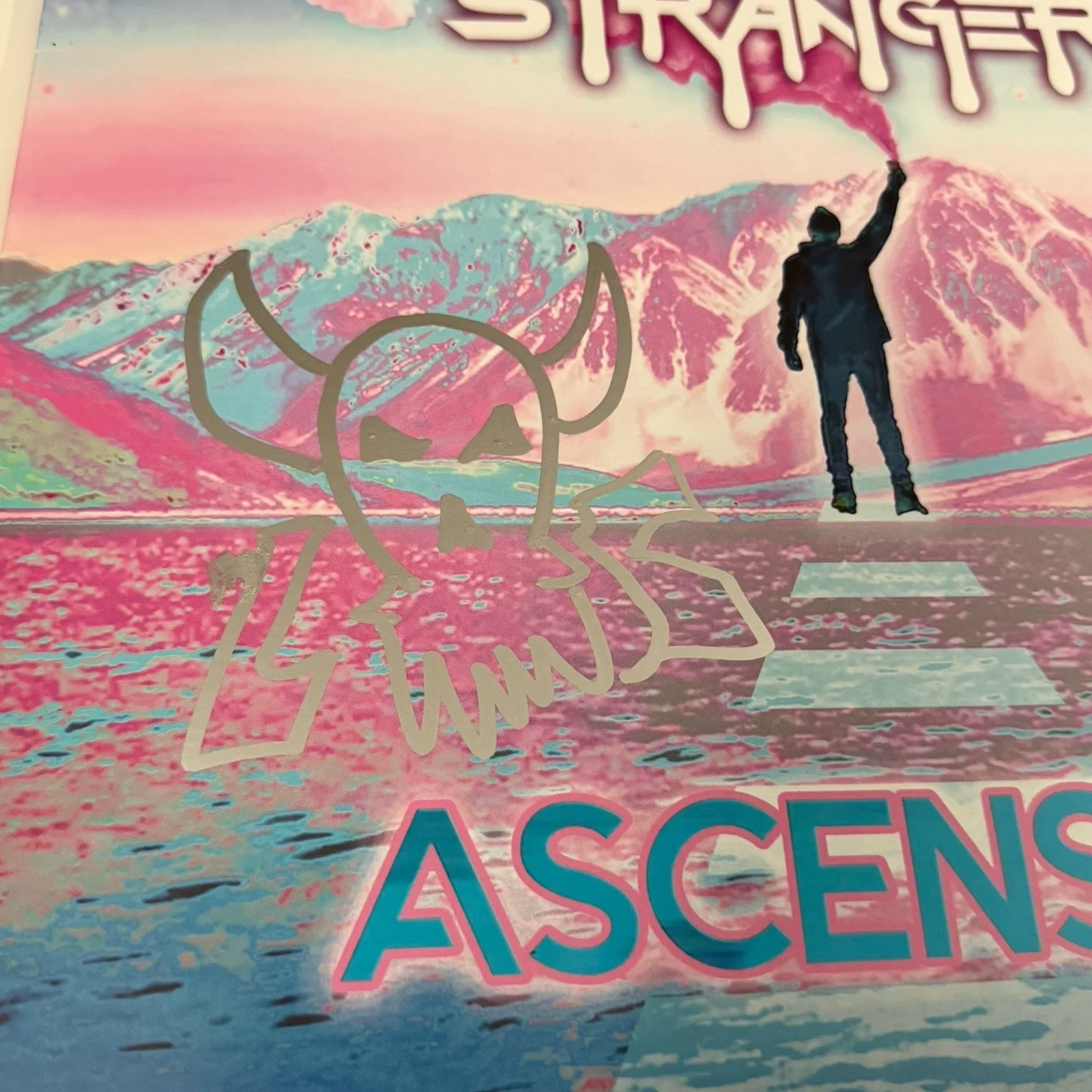 LIQUID STRANGER SIGNED ASCENSION RECORD WITH SKETCH (RED VINYL), image 2