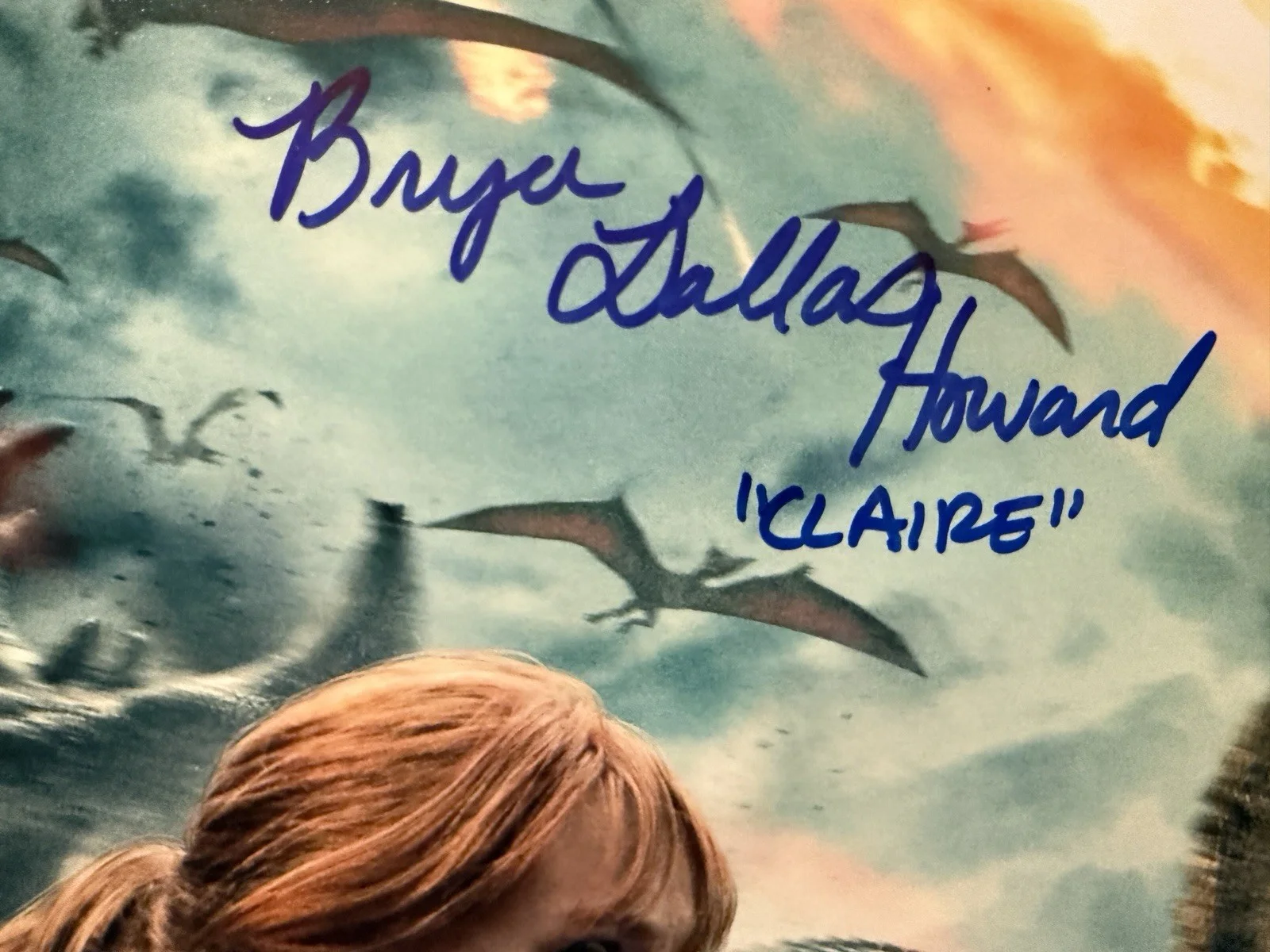Bryce Dallas Howard — Bryce Dallas Howard SIGNED Jurassic World: Fallen Kingdom 11x17 Photo PROOF A-2, image 2