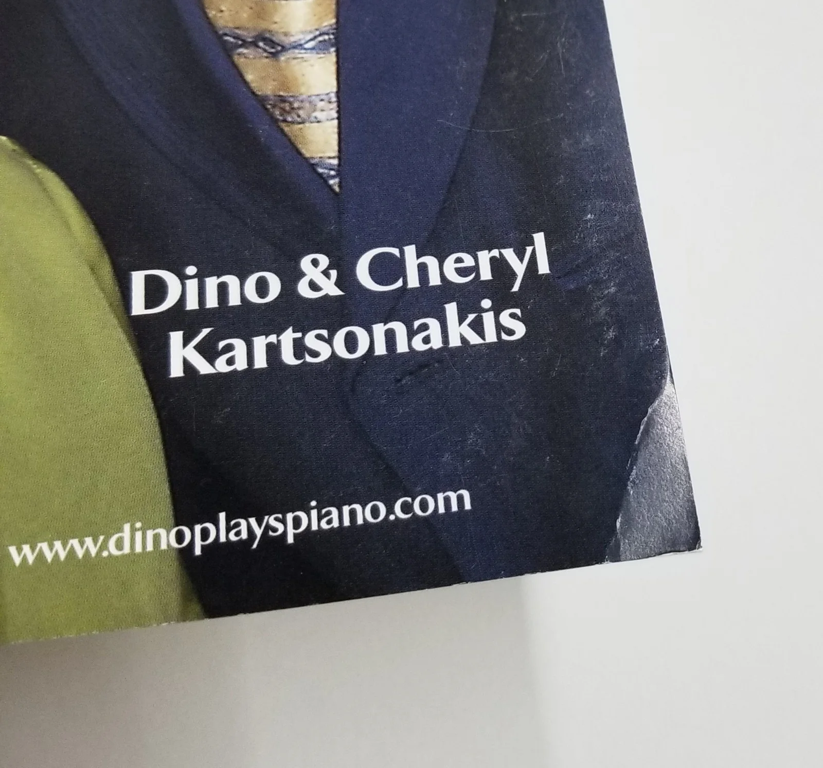 Dino & Cheryl Kartsonakis hand SIGNED 8x10" Promo Photo COA Autographed Pianist, изображение 3
