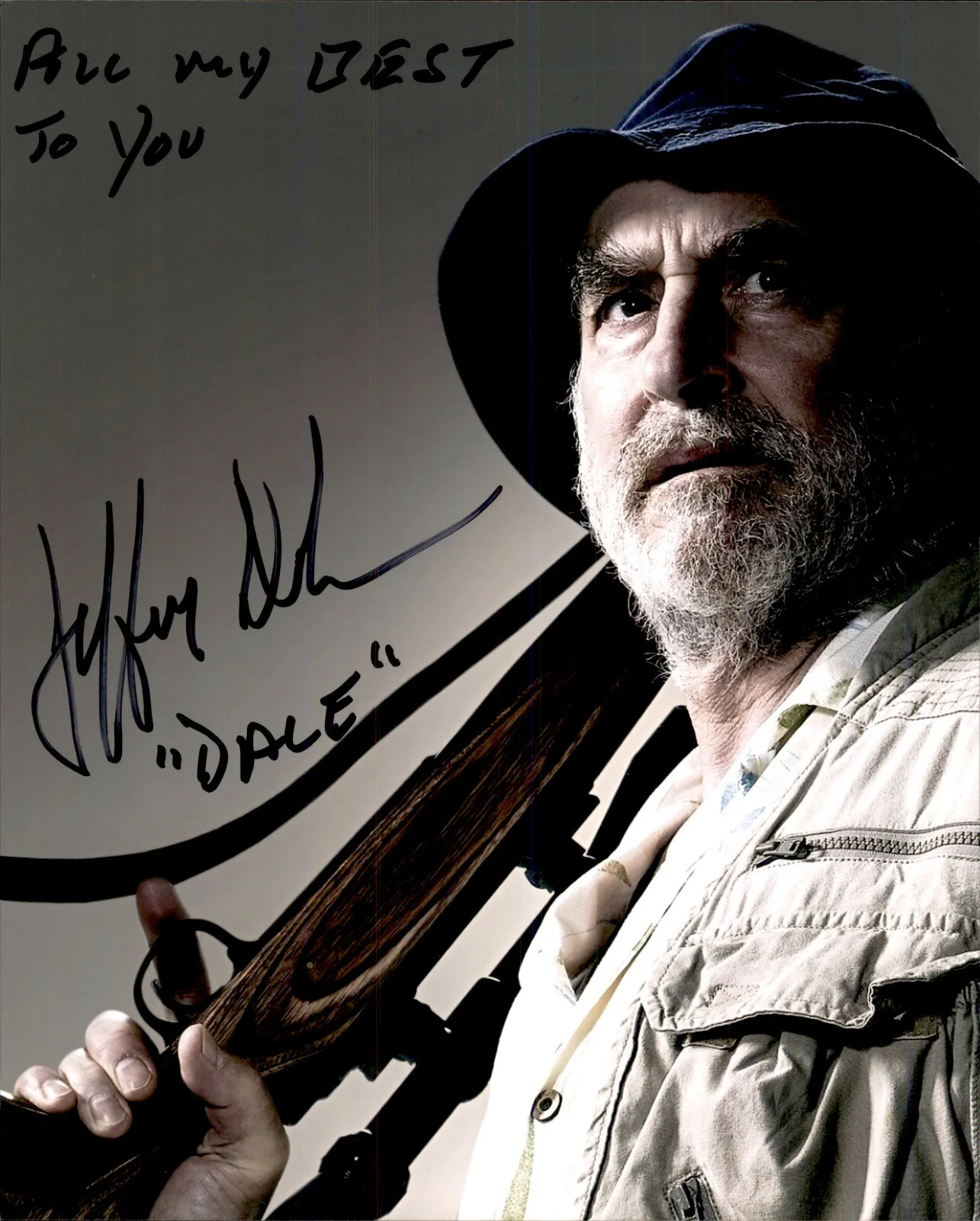 Jeffrey DeMunn — Jeffrey DeMunn Signed Autographed 8x10 Photo The Walking Dead "Dale" #2