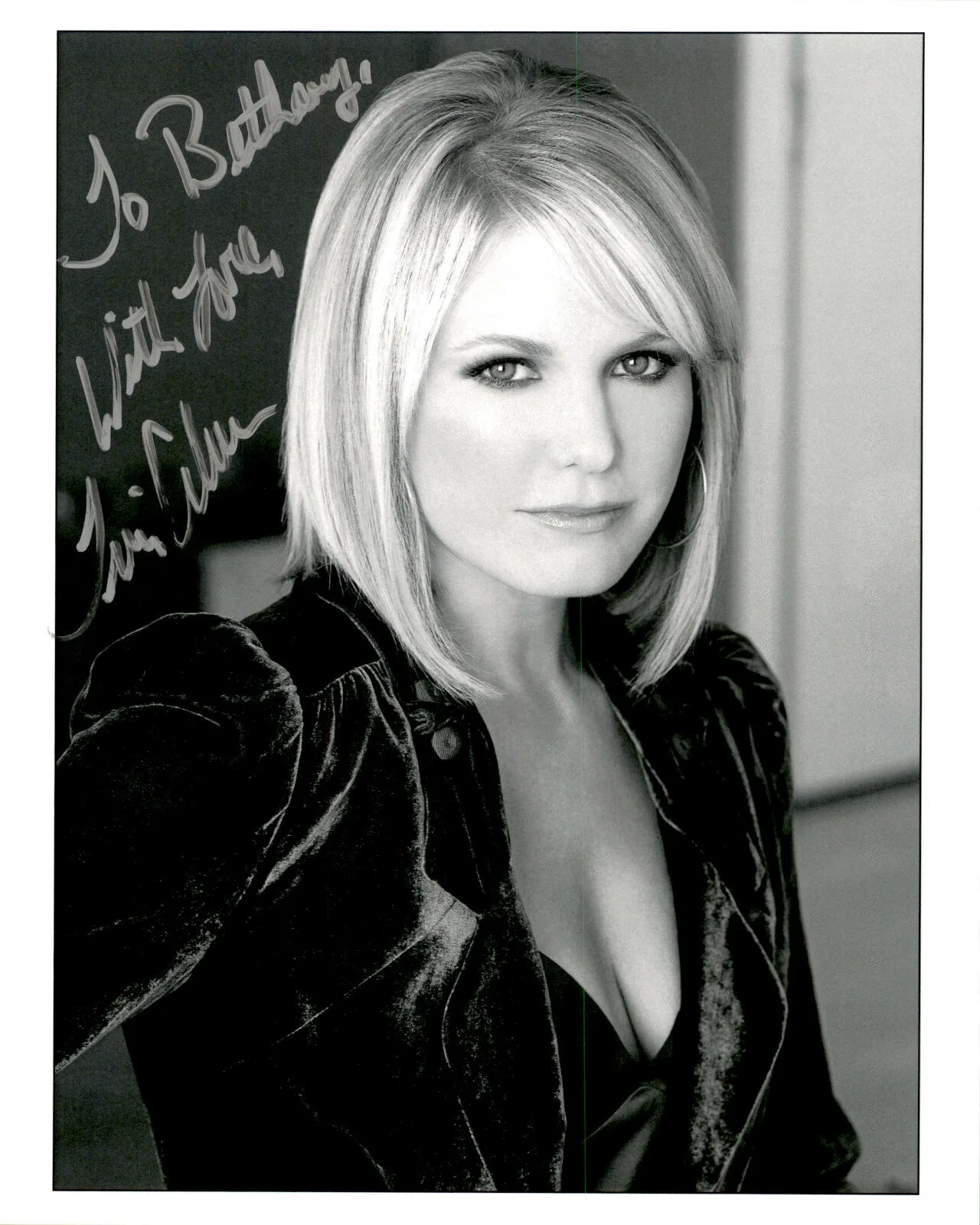 Terri Colombino Conn — Terri Colombino Conn Signed 8x10 Photo Actress Soap Opera As The World Turns