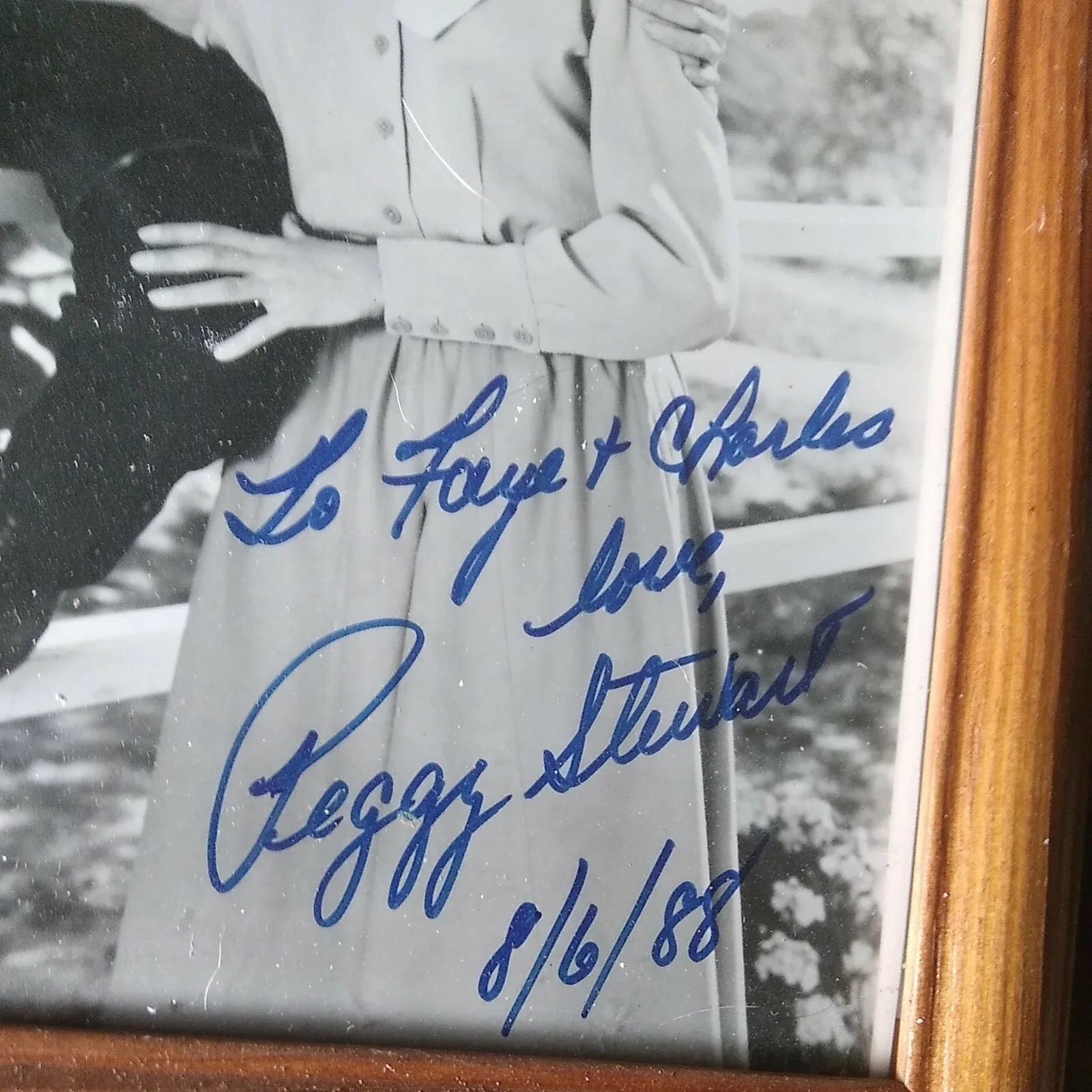 Lash La Rue, Peggy Stewart — Autographed Stewart / Lash LaRue pic - Frontier Revenge Promo signed By Both, изображение 3