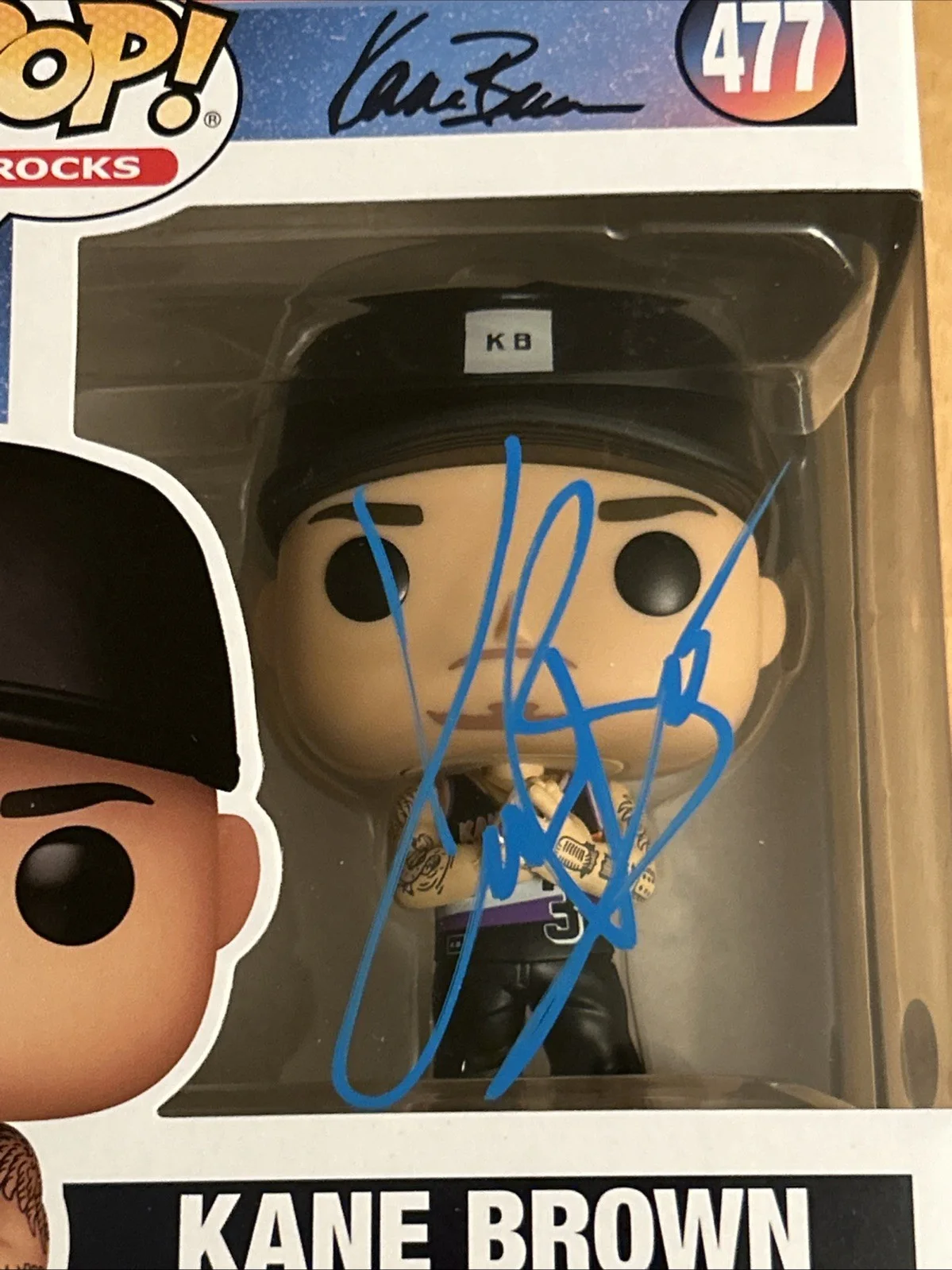Kane Brown Country Singer Autographed Funko Pop JSA Certified, изображение 3