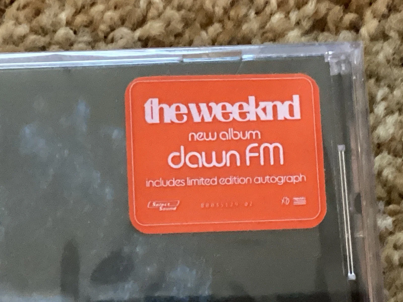 THE WEEKND DAWN F.M. SEALED CD W/ SIGNED ART CARD FM NEW AUTOGRAPHED INSERT, изображение 3