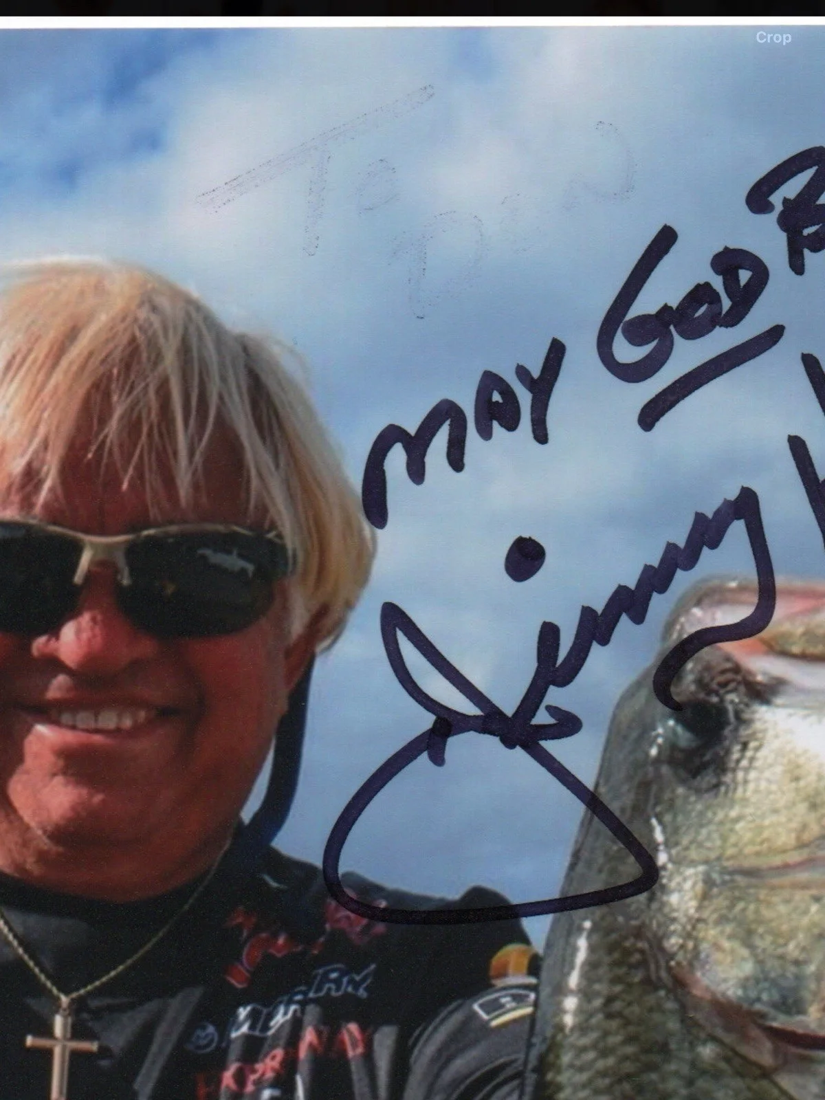 Jimmy Houston — Jimmy Houston signed autograph 8x10 Photo No COA Pass BAS PSA JSA Fishing *INR, изображение 2