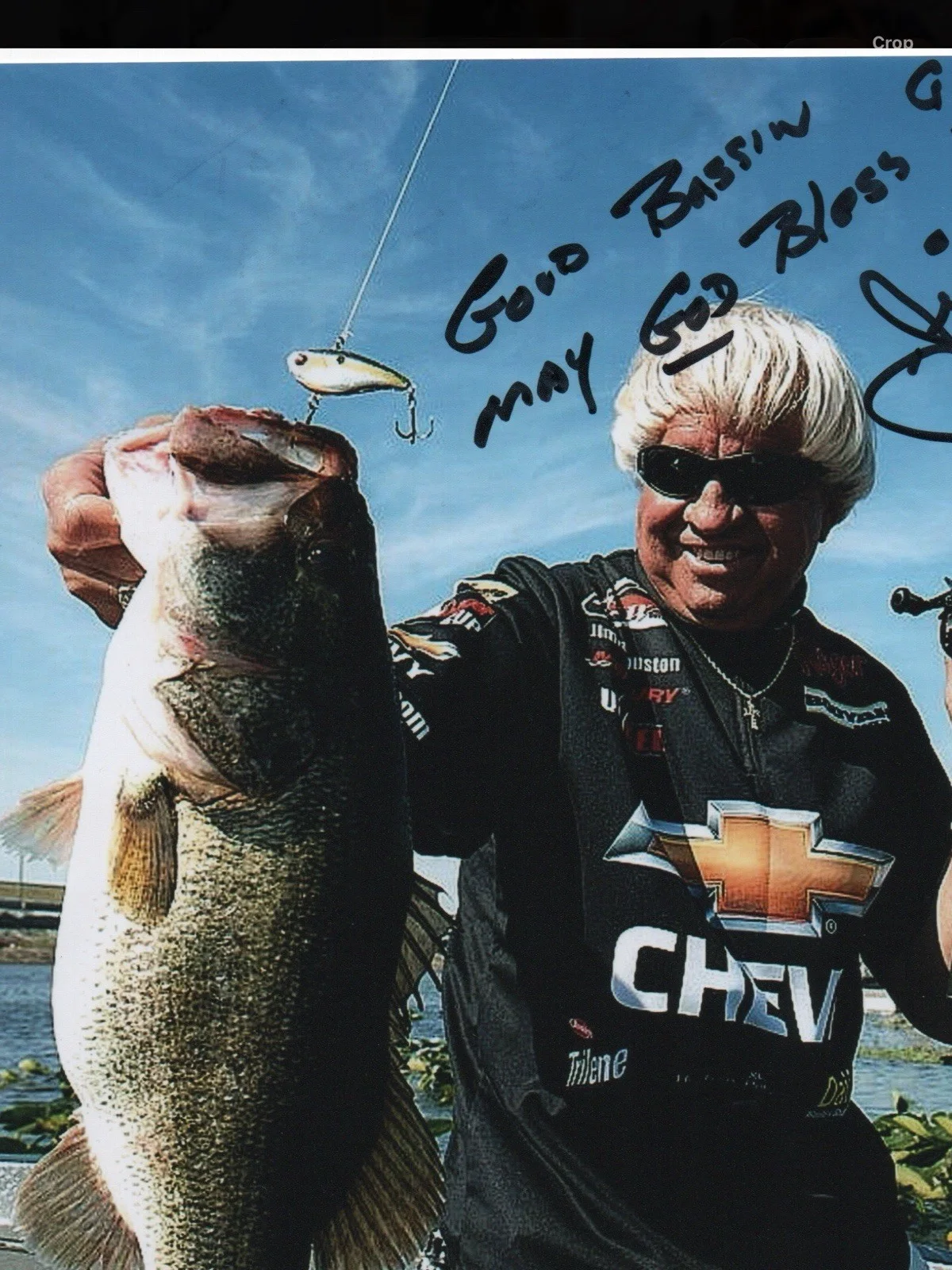 Jimmy Houston — Jimmy Houston signed autograph 8x10 Photo No COA Pass BAS PSA JSA Fishing *INR, изображение 2