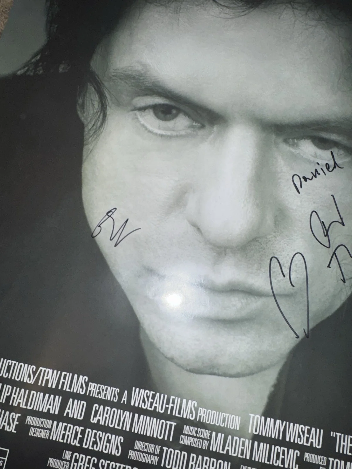 The Room SIGNED Tommy Wiseau POSTER Large Greg Sestero, image 3