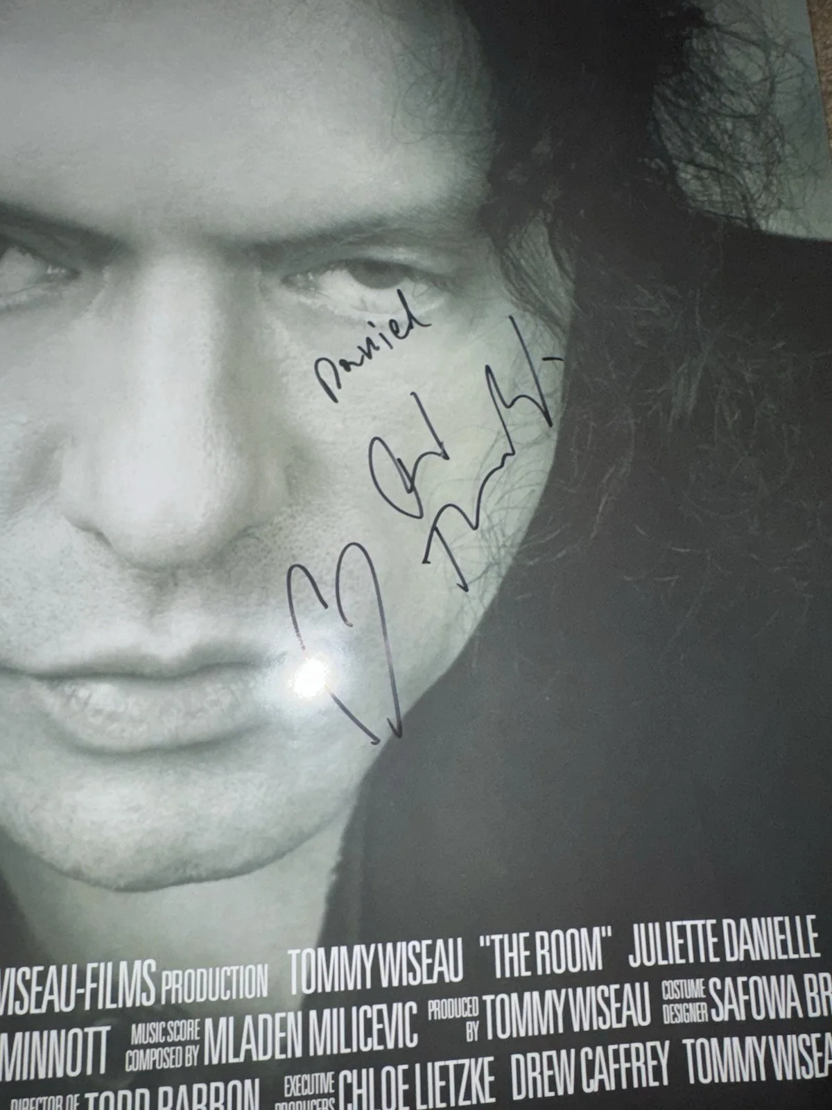 The Room SIGNED Tommy Wiseau POSTER Large Greg Sestero, image 4