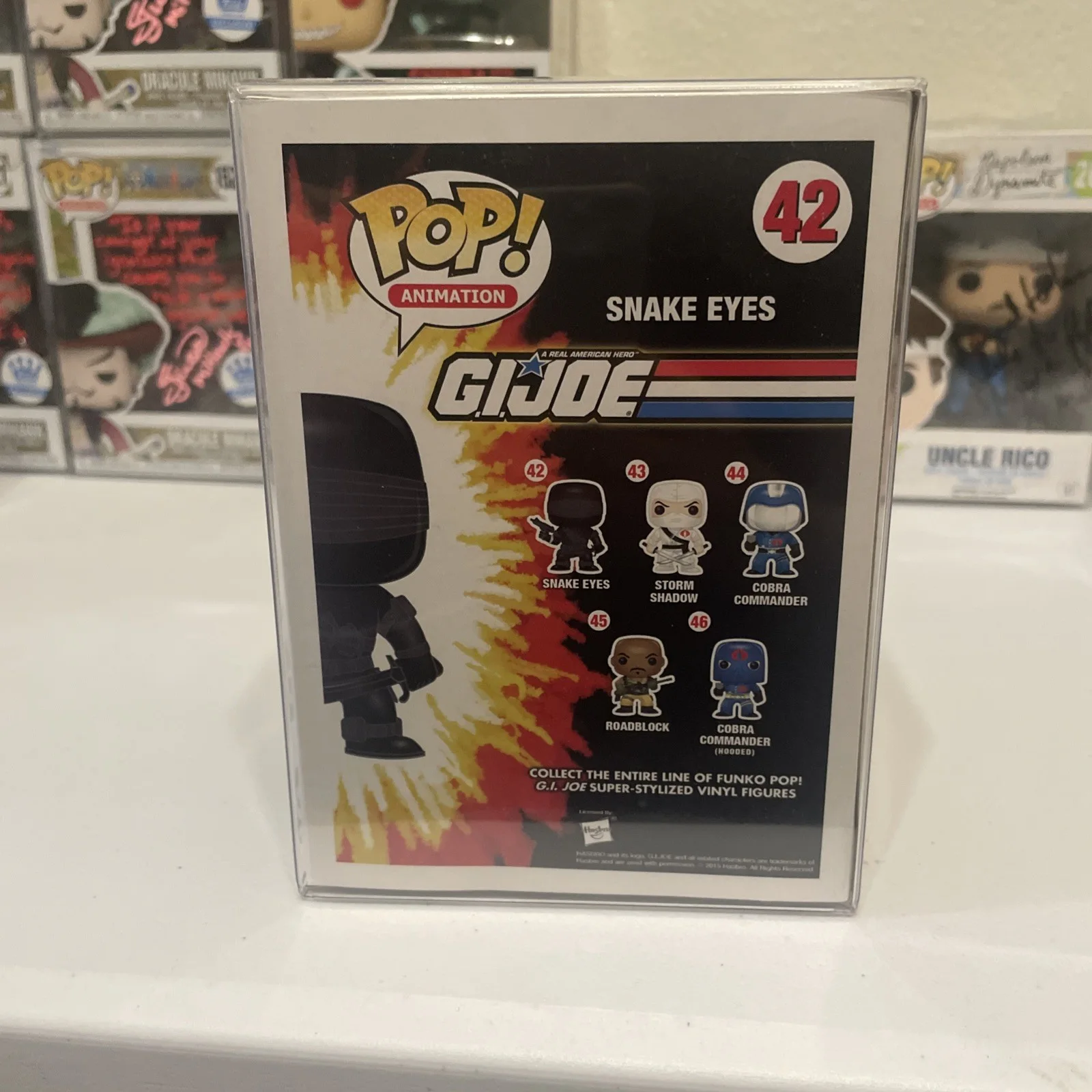 Ray Park — Ray Park GI Joe Snake Eyes SIGNED Vinyl Funko Pop Bait Pre Release LE 42 COA, изображение 5