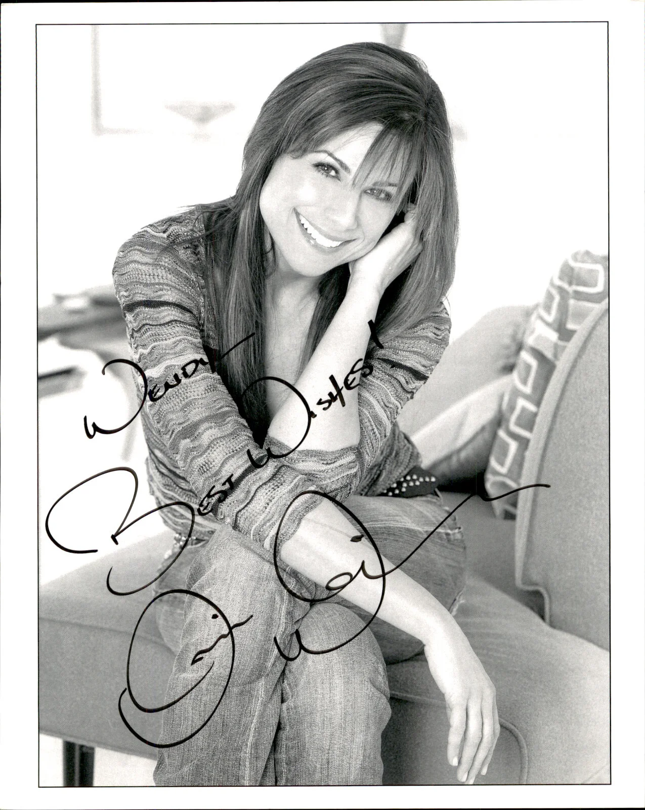 Marie Wilson — Marie Wilson Signed 8x10 Photo Actress / Soap Opera / As The World Turns