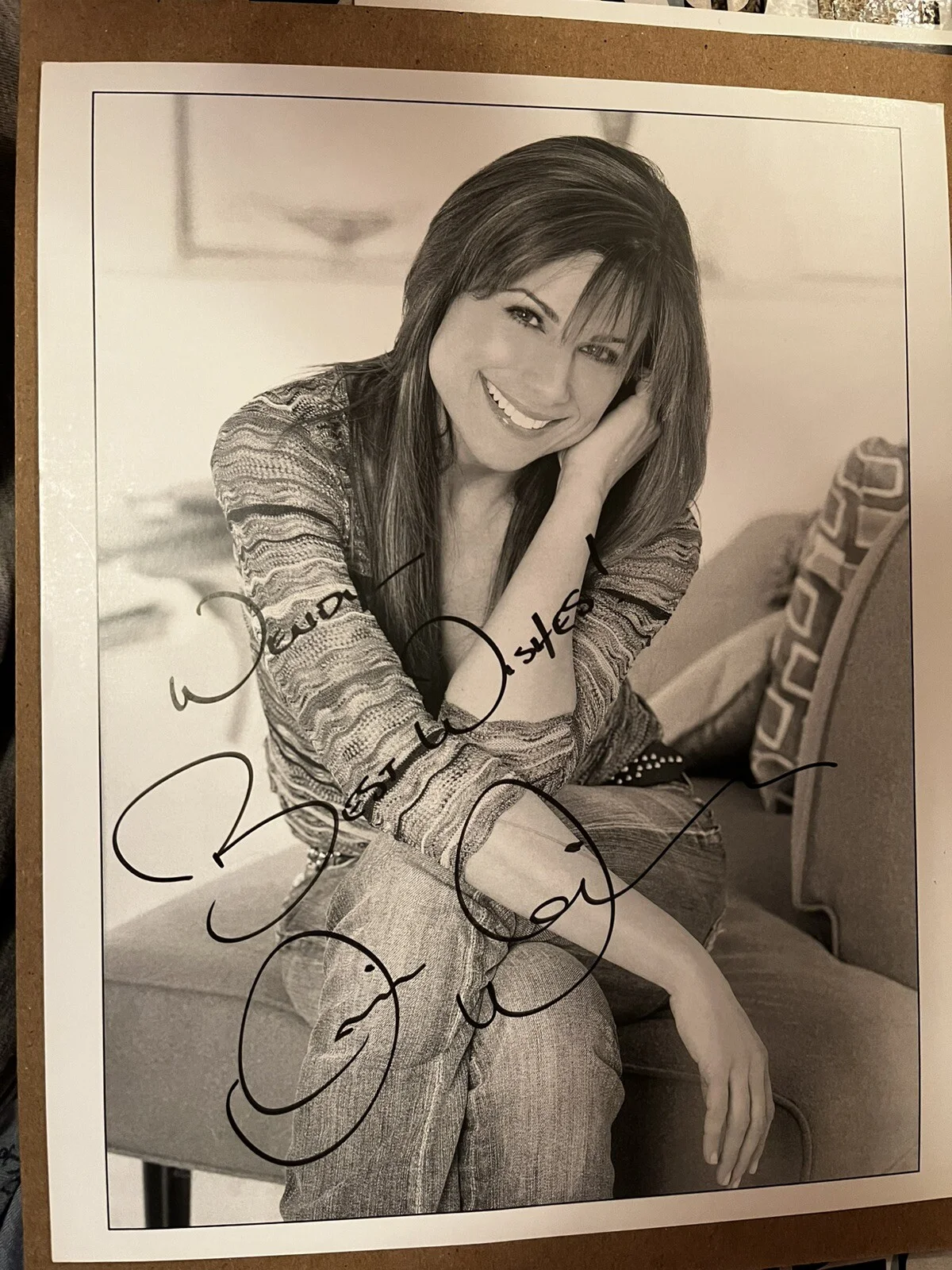 Marie Wilson — Marie Wilson Signed 8x10 Photo Actress / Soap Opera / As The World Turns, изображение 2
