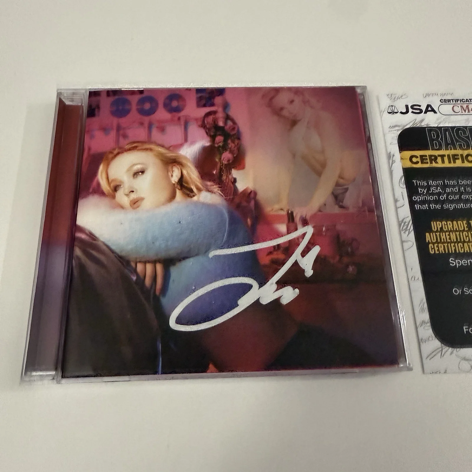 ZARA LARSSON SIGNED POSTER GIRL CD POSTER GIRL SO GOOD JSA COA, изображение 2