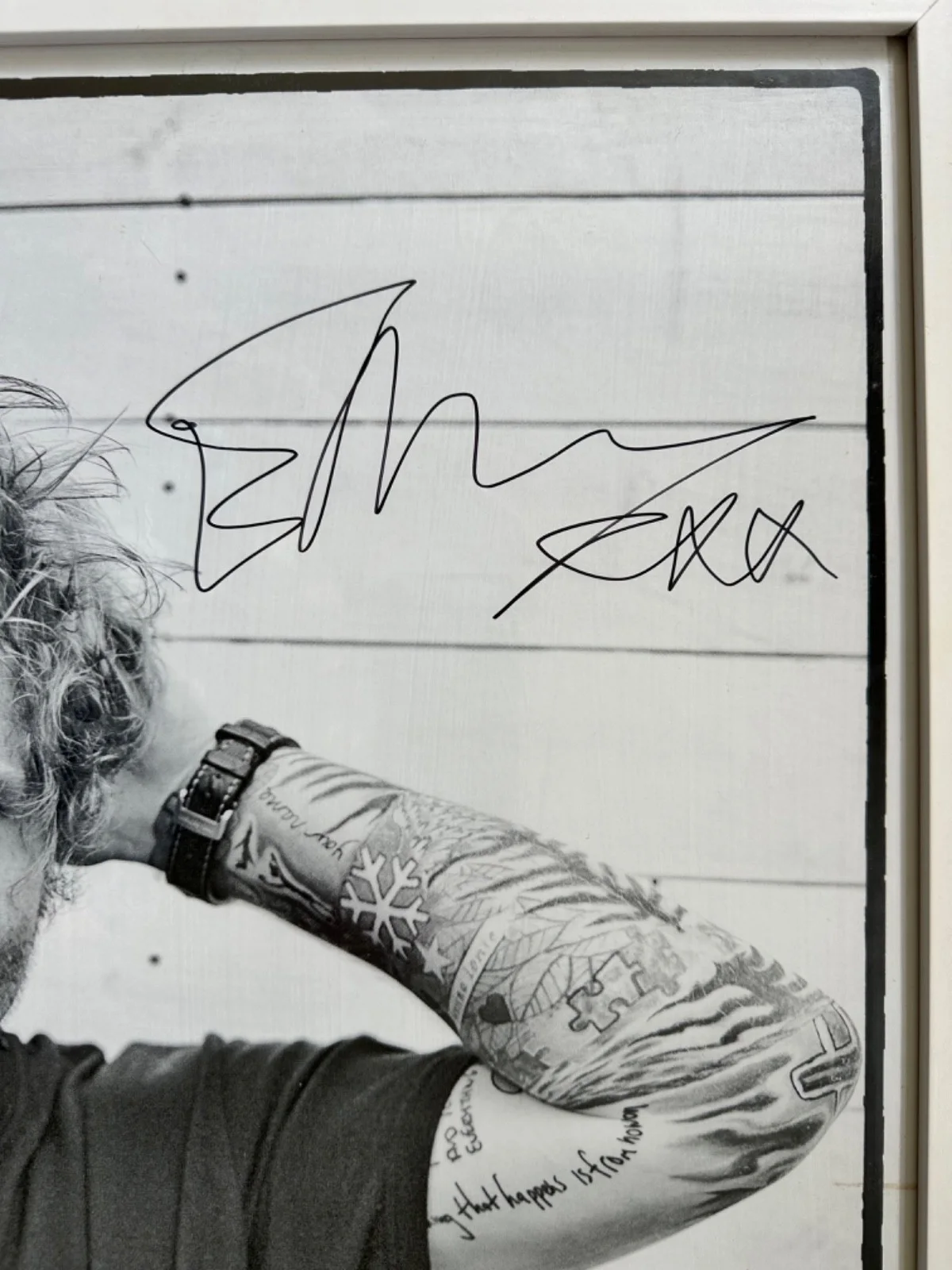 Ed sheeran signed poster, image 2