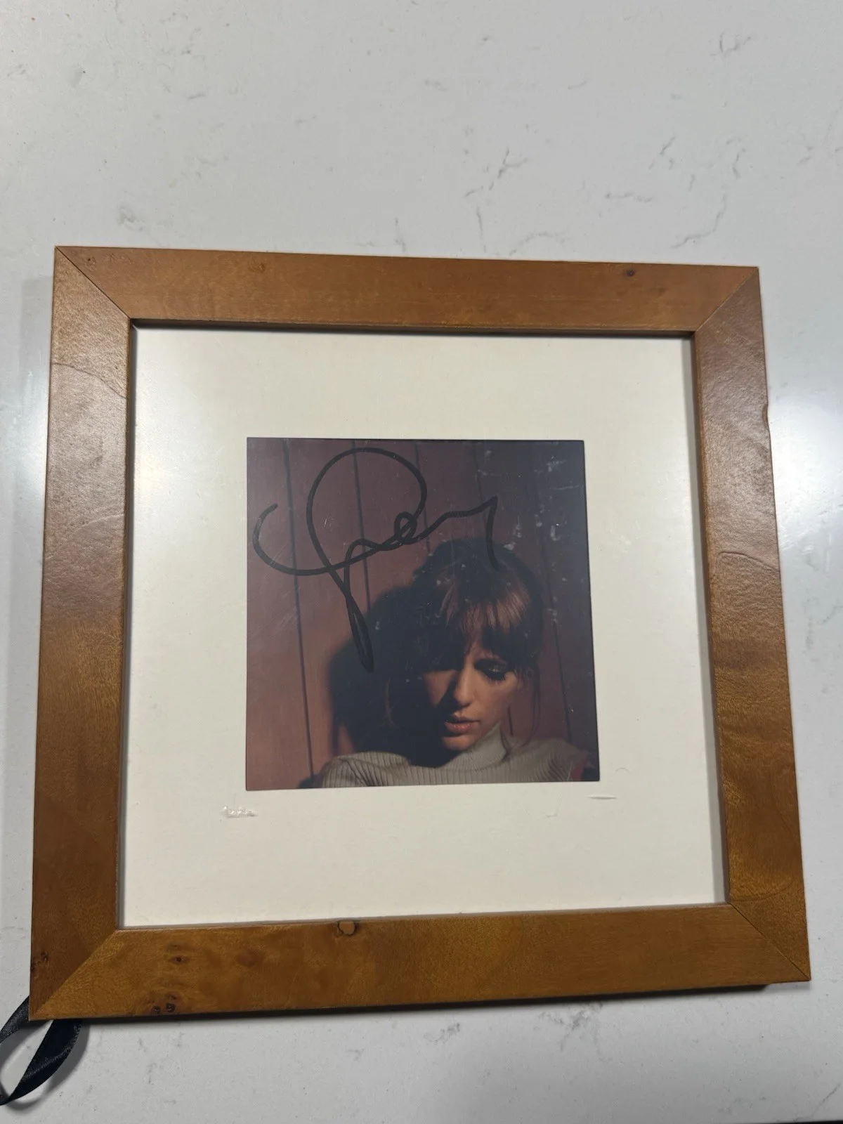 RARE Taylor Swift Midnights Moonstone Hand Signed Insert + Midnights Wood Frame, image 5