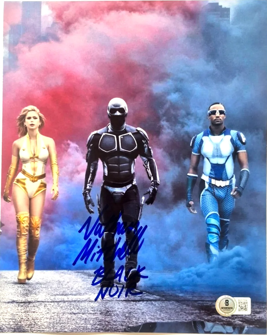 Nathan Mitchell — NATHAN MITCHELL SIGNED AUTOGRAPHED 8X10 PHOTO THE BOYS BLACK NOIR RARE BAS COA
