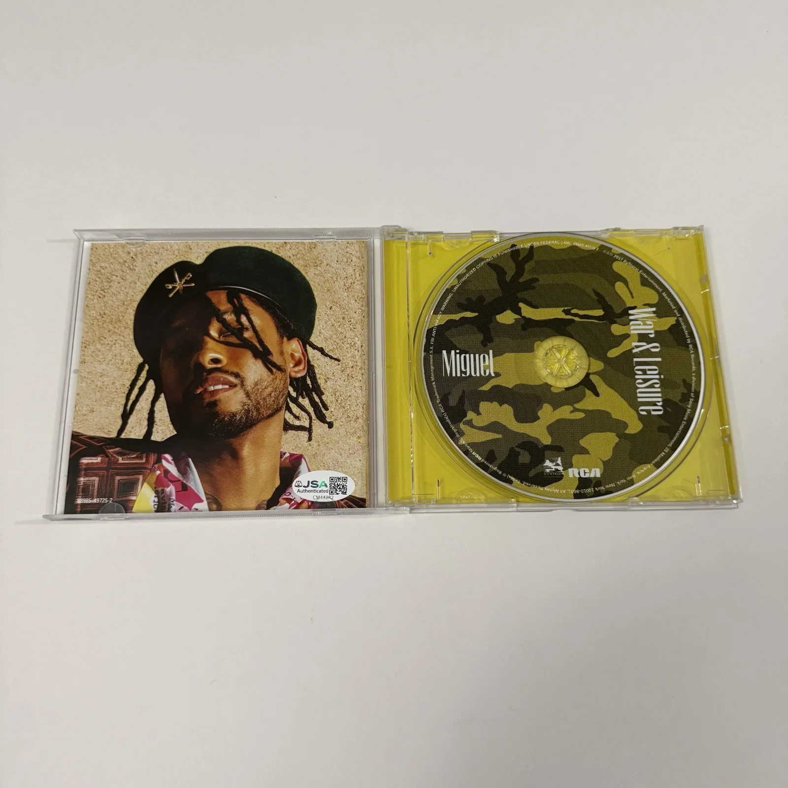 MIGUEL SIGNED WAR AND LEISURE SIGNED CD ALL I WANT IS YOU JSA COA, изображение 2