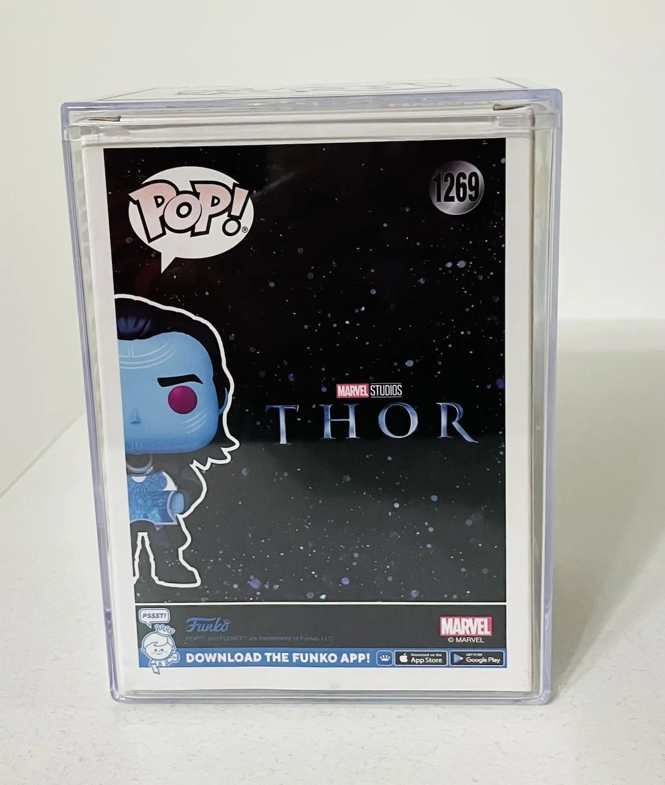 Matt Damon — Matt Damon Signed Marvel Funko Pop Frost Giant Loki #1269 with Beckett COA, image 3