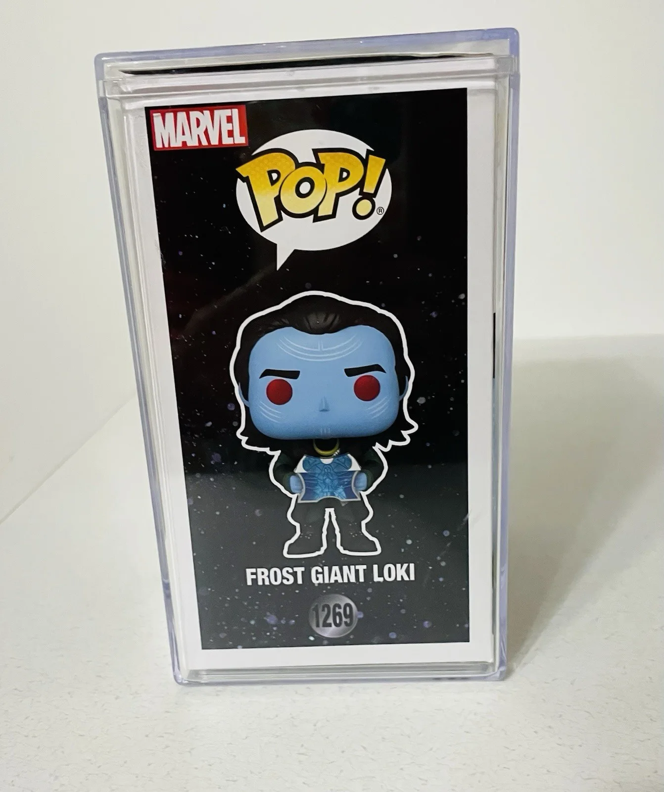 Matt Damon — Matt Damon Signed Marvel Funko Pop Frost Giant Loki #1269 with Beckett COA, image 4