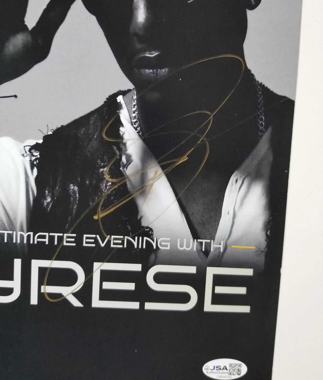 Tyrese Gibson SIGNED Concert Show Promo Photo #1 JSA COA Autograph Fast Furious, изображение 2