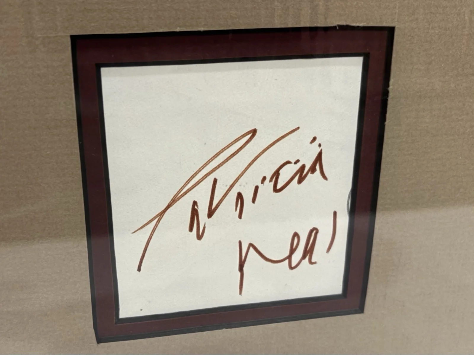 Patricia Neal Signed Autographed The Day The Earth Stood Still Photo Matted, изображение 3