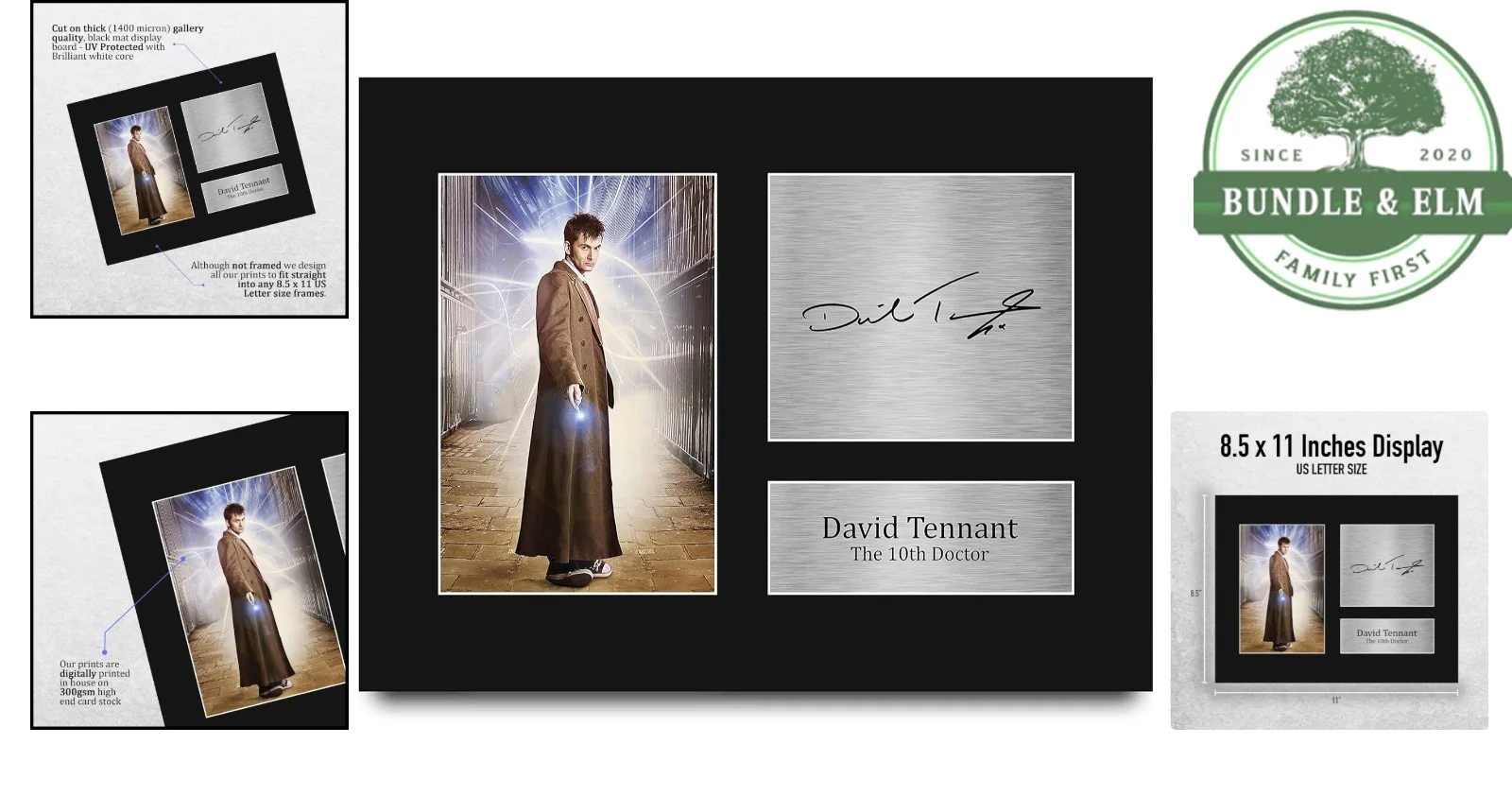 David Tennant — Unframed David Tennant Signed Photo, Perfect Gift for Dr Who Collectors, изображение 2