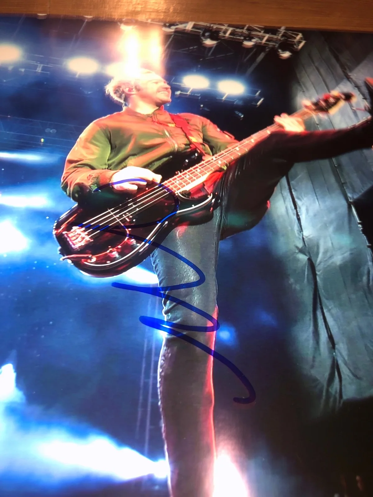 Pete Wentz Fall Out Boy Infinity On High From Under The Corktree Signed 8x10 PSA, image 2