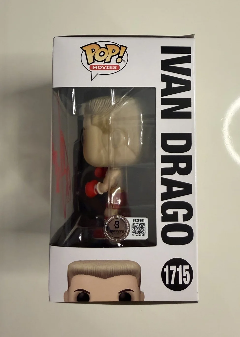 Dolph Lundgren — Dolph Lundgren Ivan Drago Autographed Funko Pop 1715 Inscribed Drago Beckett BAS, image 2