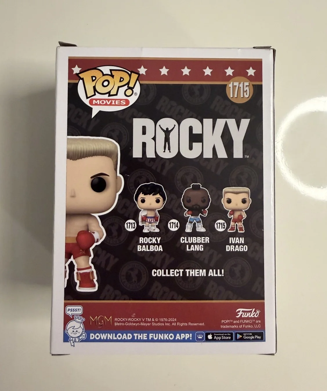 Dolph Lundgren — Dolph Lundgren Ivan Drago Autographed Funko Pop 1715 Inscribed Drago Beckett BAS, image 3