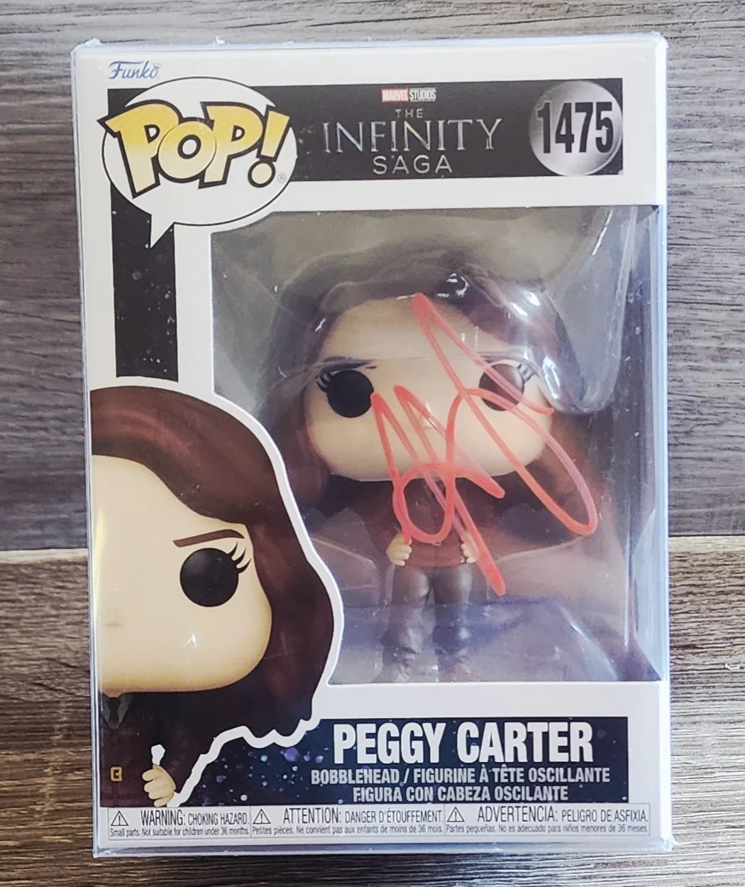 Hayley Atwell — Hayley Atwell Signed Peggy Carter Funko PC/COA Infinity Saga # 1475