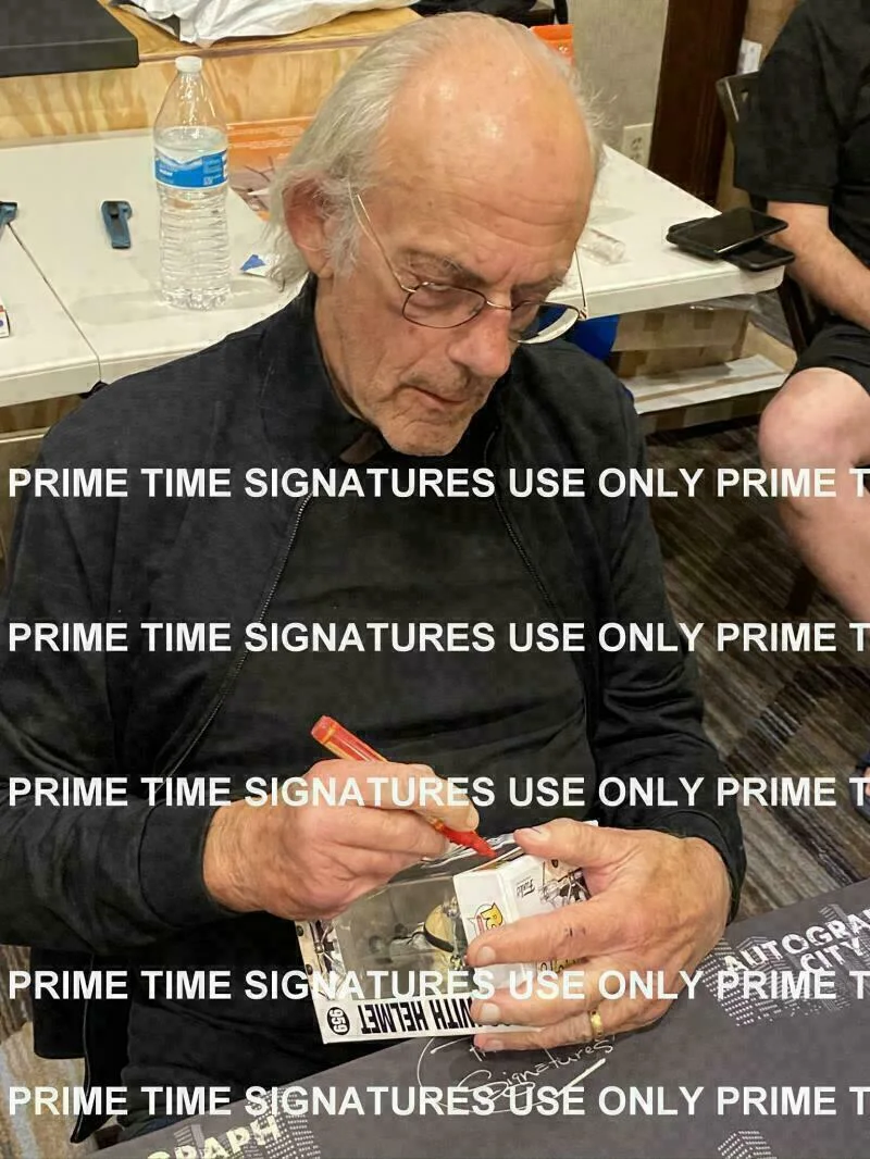 CHRISTOPHER LLOYD — Christopher Lloyd Signed Back to the Future Doc Brown Funko Auto Beckett, image 2