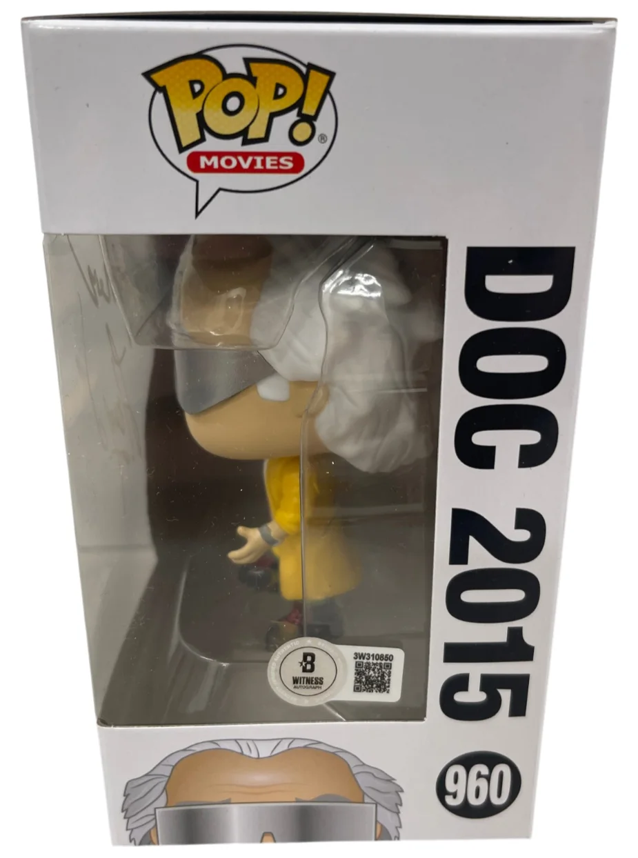 CHRISTOPHER LLOYD — Christopher Lloyd Signed Back to the Future Doc Brown Funko Auto Beckett, image 3