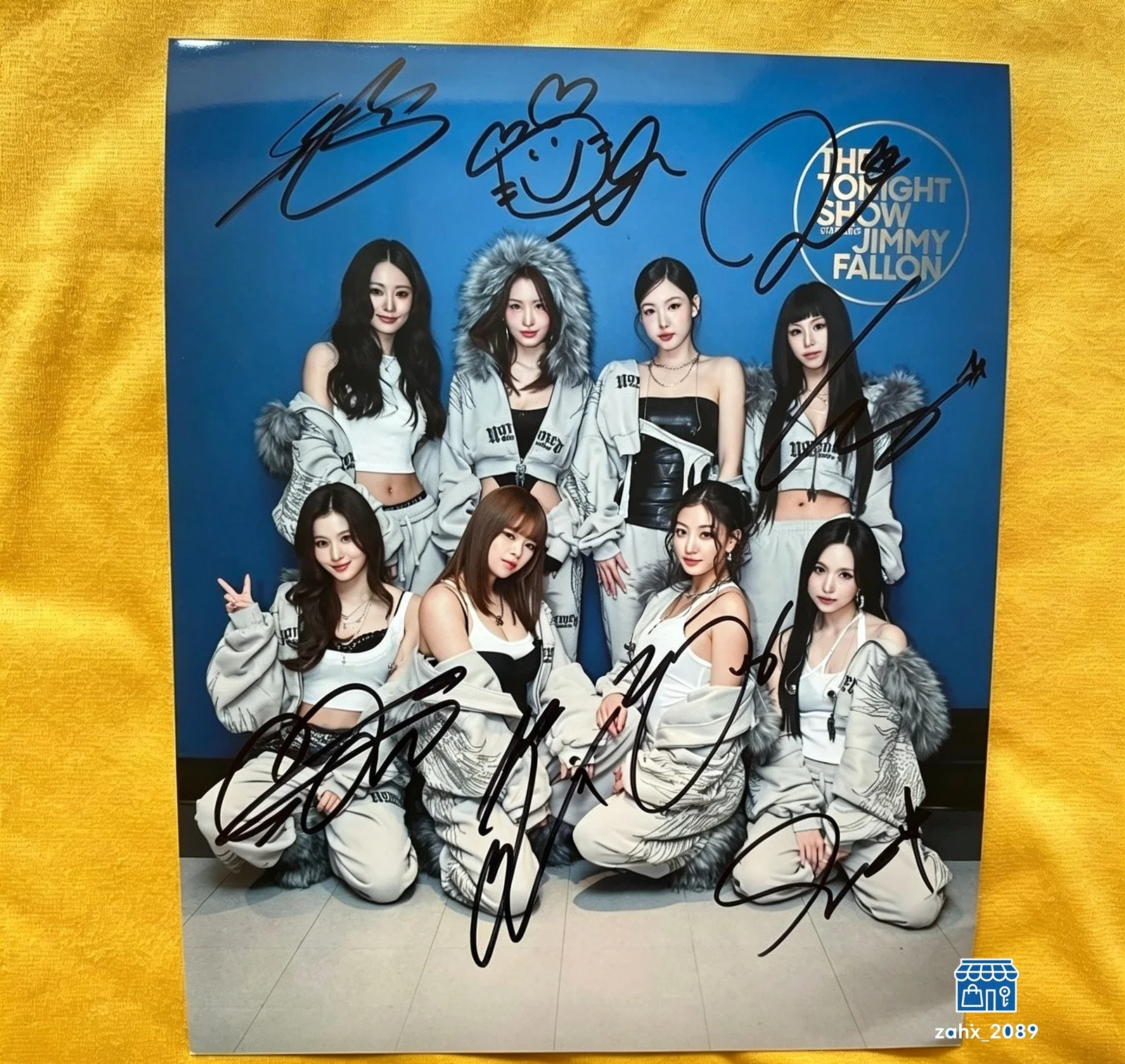 TWICE — TWICE Autographed Signed Photo 4*6 Autographs K-POP Collection 2026, изображение 4