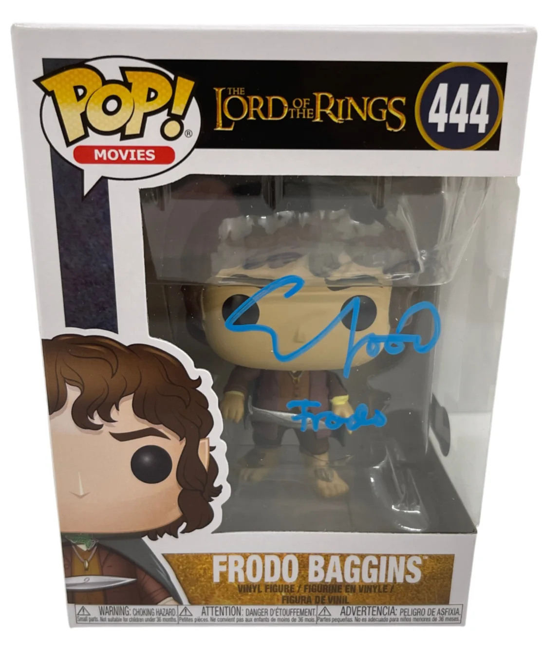 Elijah Wood — Elijah Wood Signed Funko Frodo Baggins Lord of the Rings Autograph Beckett