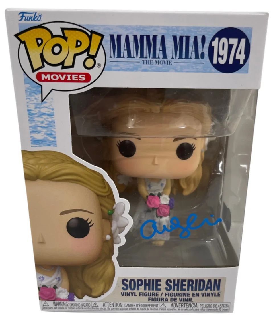 Amanda Seyfried — Amanda Seyfried Signed Sophie Sheridan Funko Mama Mia Autograph Beckett